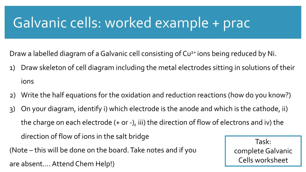 Topic 6: Redox Reactions - Page 31