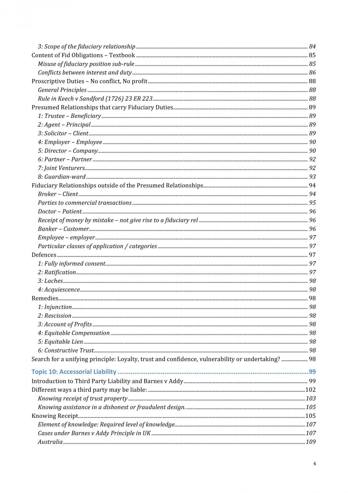 Equity And Trusts Notes - Page 4