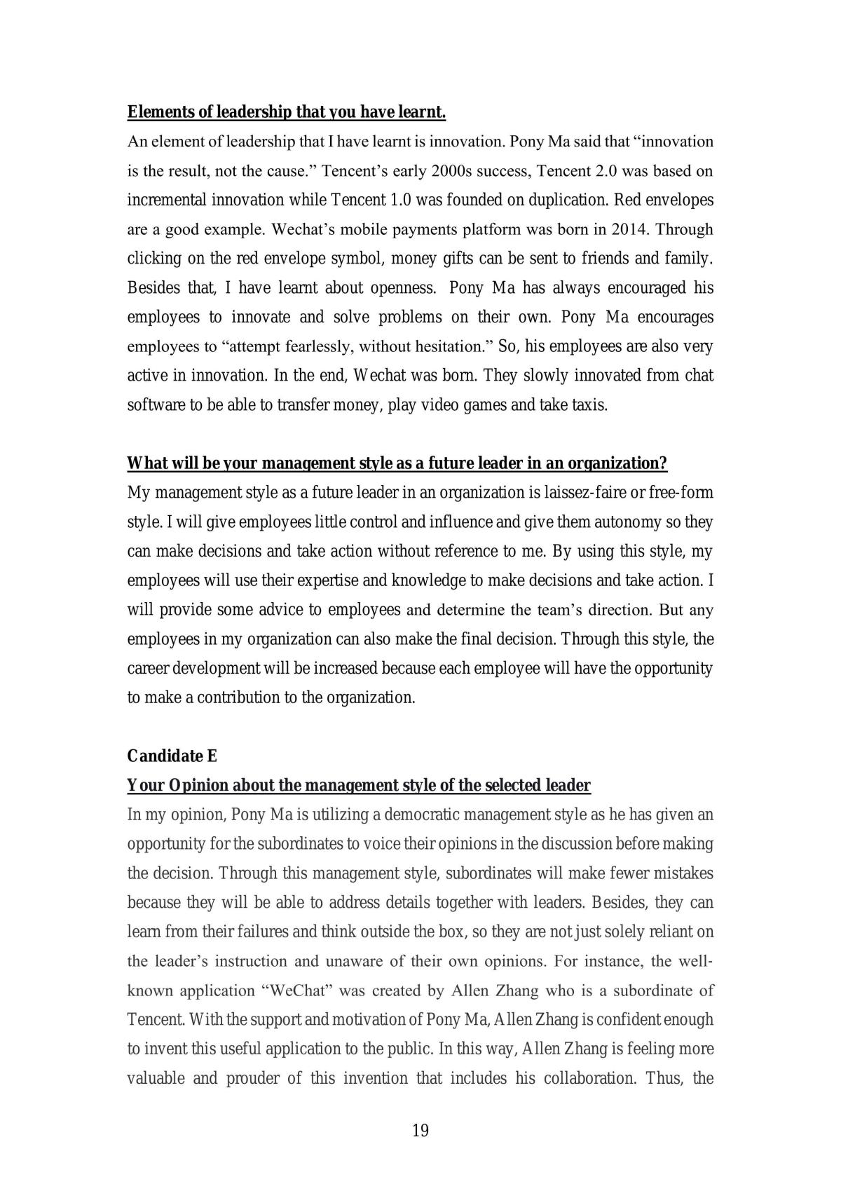 Leader Information - Pony Ma - Page 19