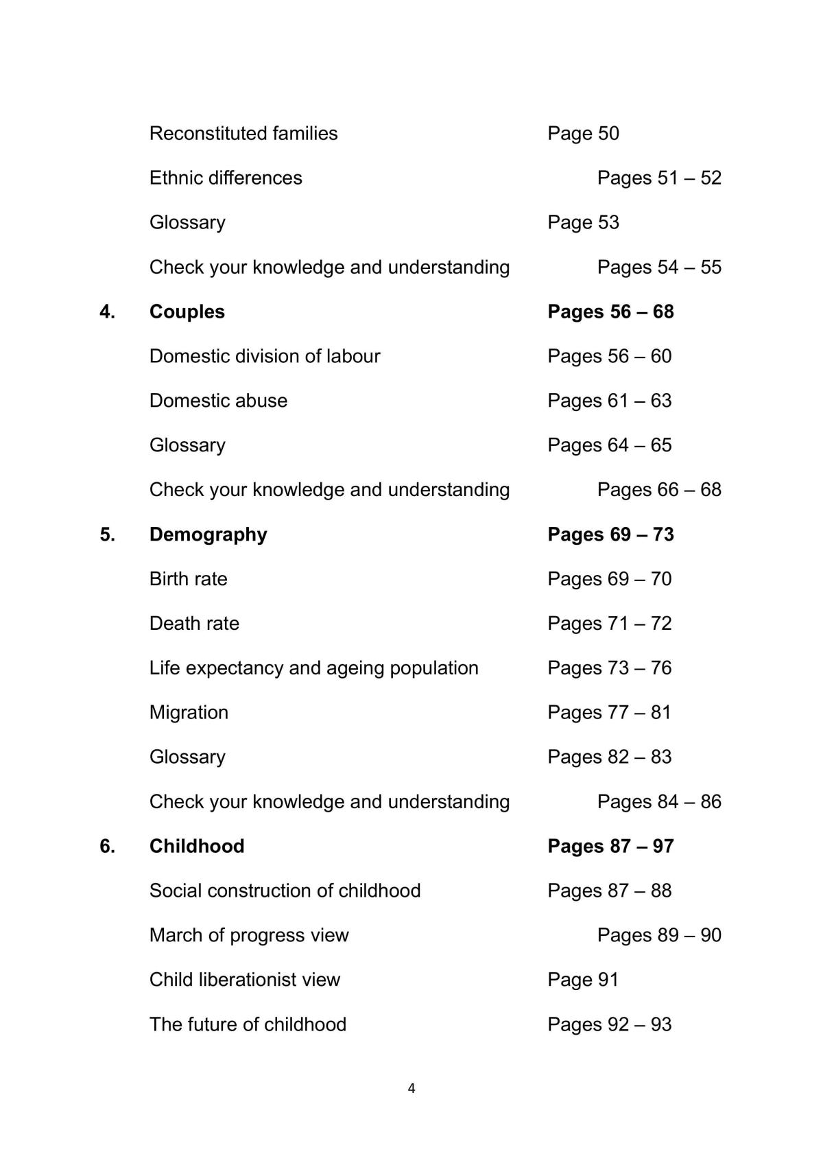 A Level Sociology Notes - Page 4