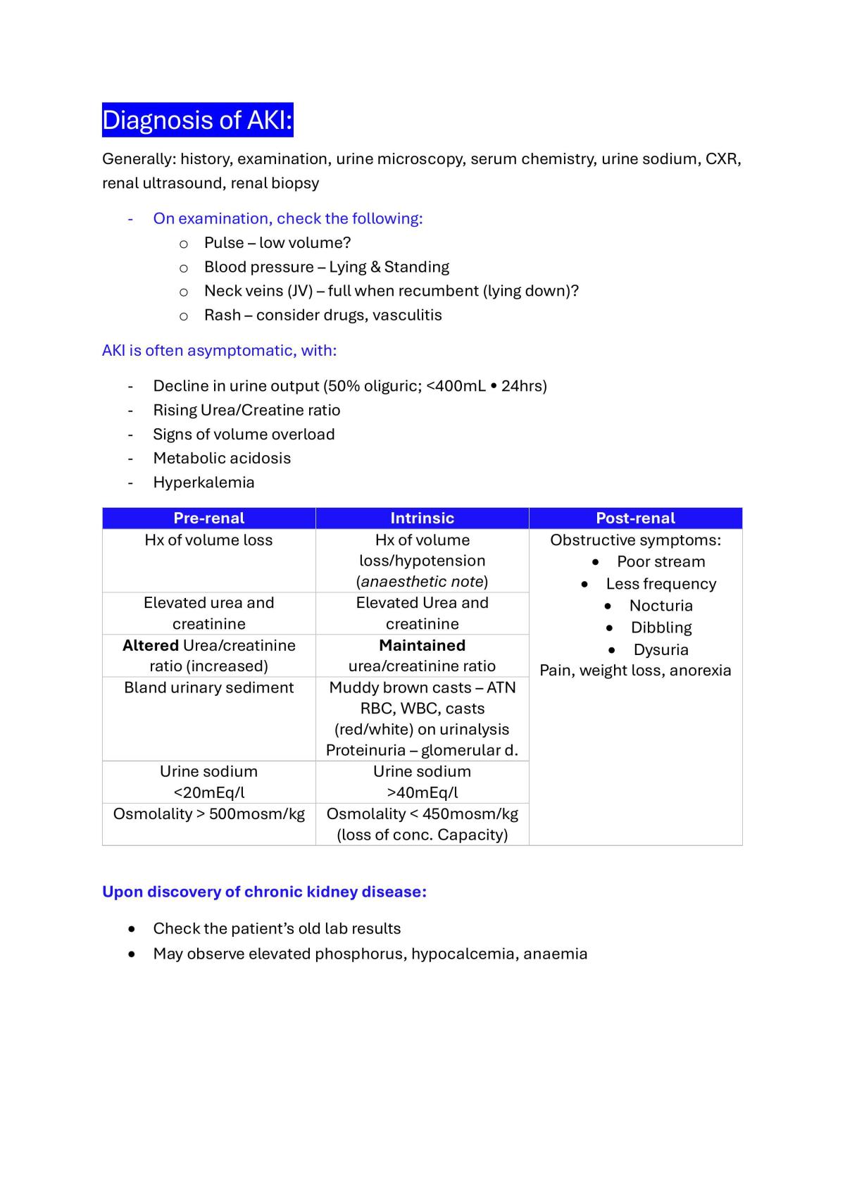 MD209 Organ Failure study notes  - Page 30