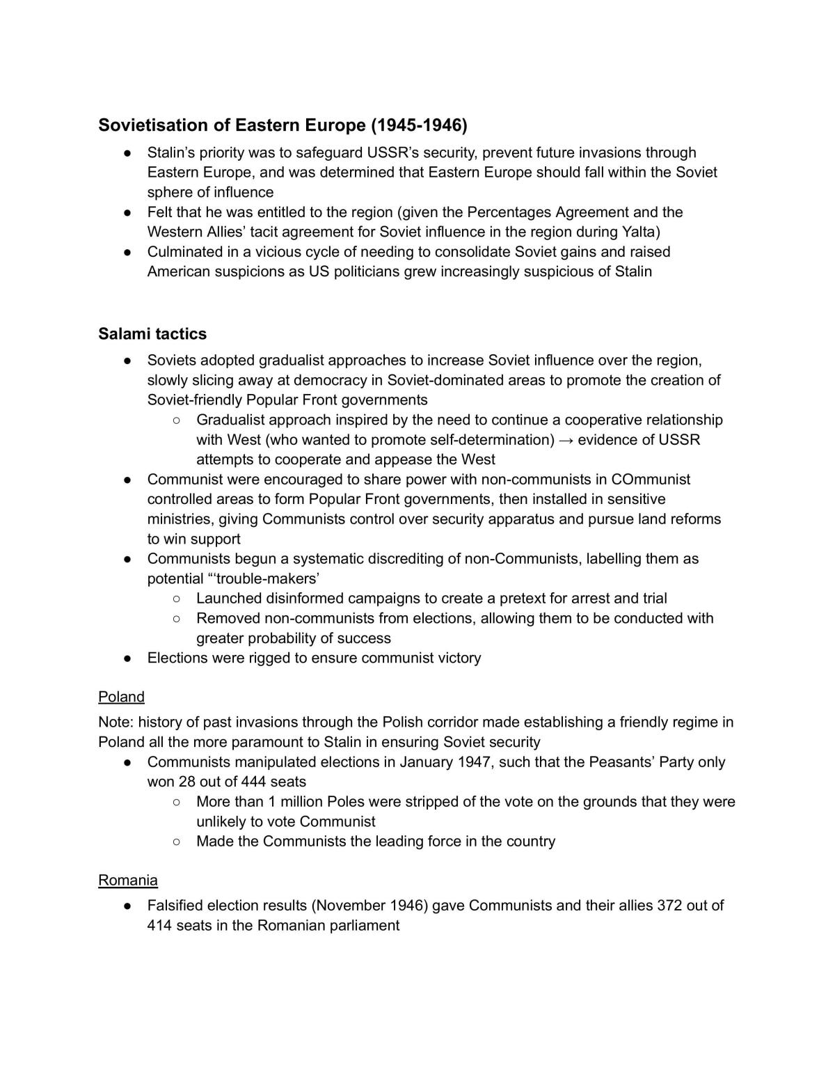 Start of Cold War notes - Page 12