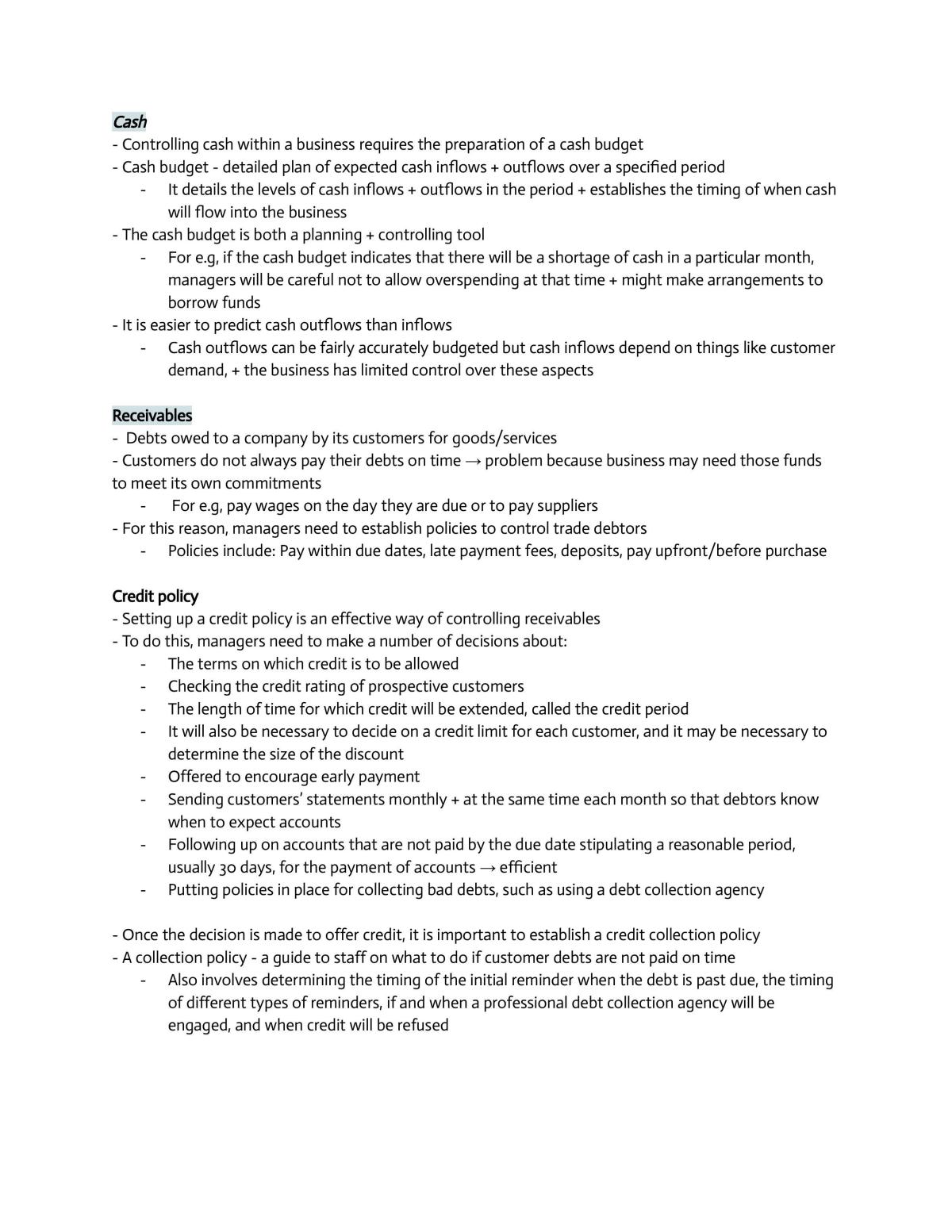 Business notes  - Page 42