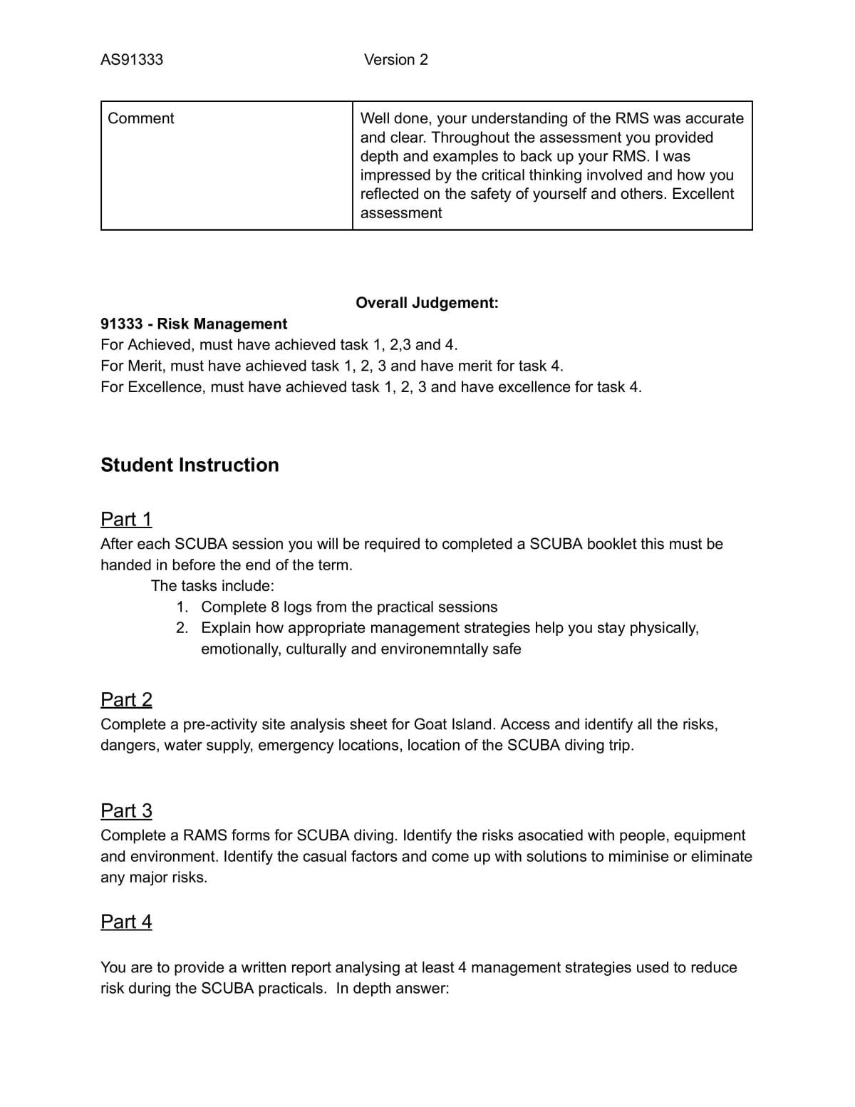 Level 2 Outdoor Education 91333  - Page 4