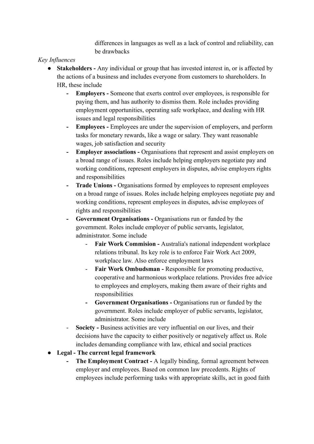 HSC Business Studies - Complete Subject study notes - Page 24
