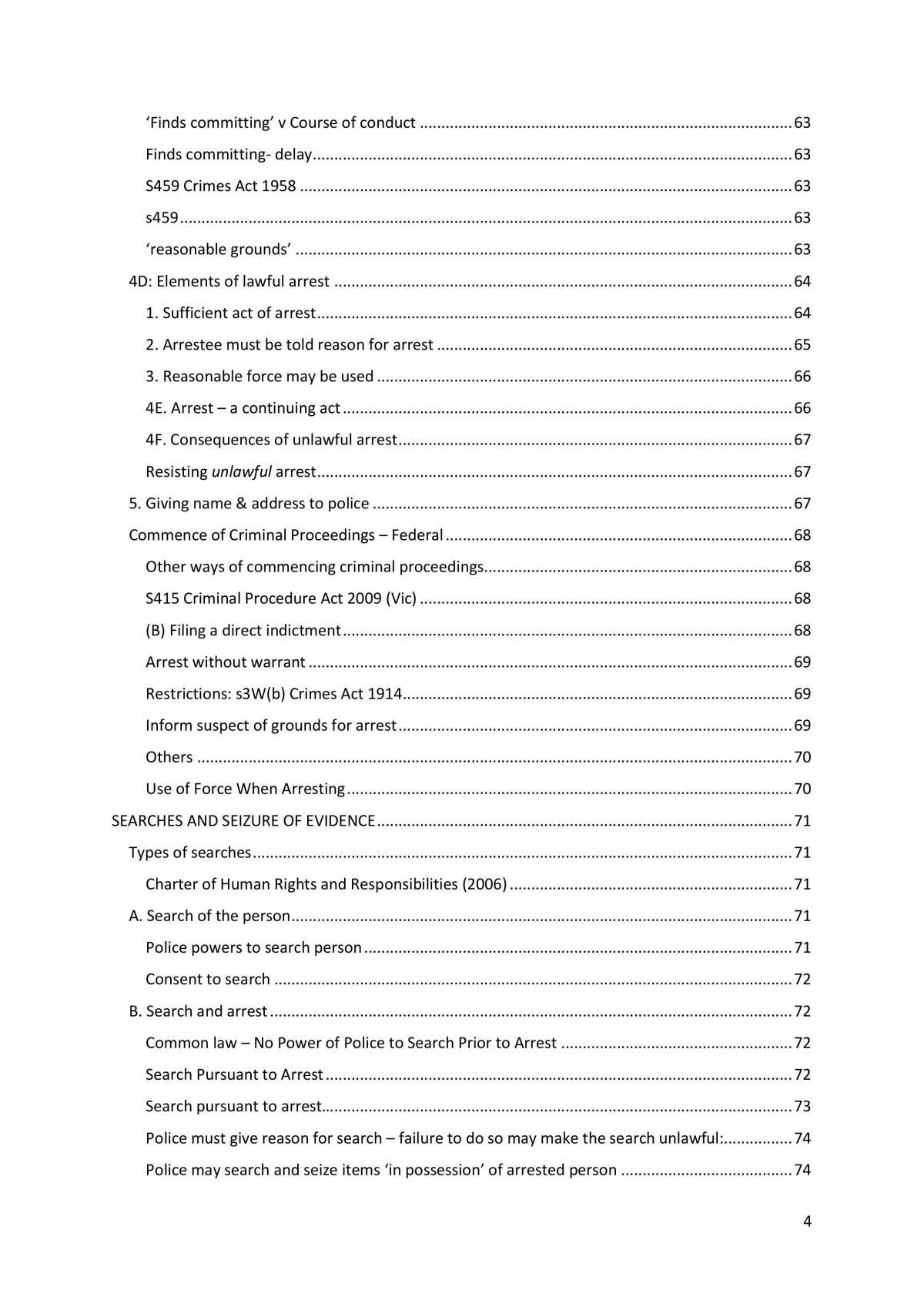 Criminal Procedure - Extensive and Thorough Notes - Page 4