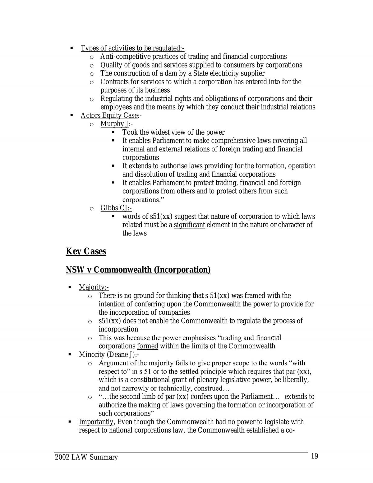 Constitutional Law Notes - Page 19