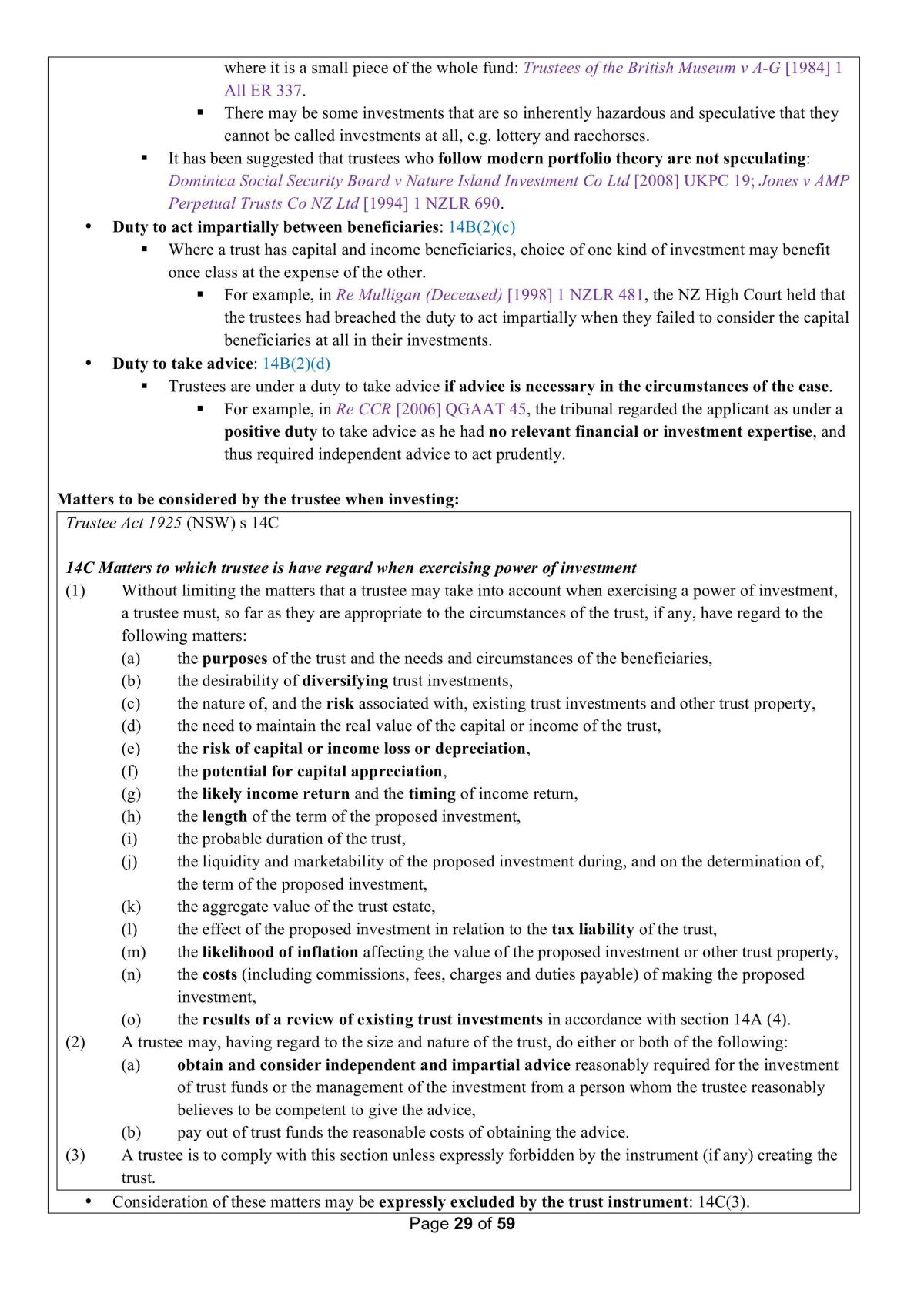 LAWS2385 Notes - Page 29