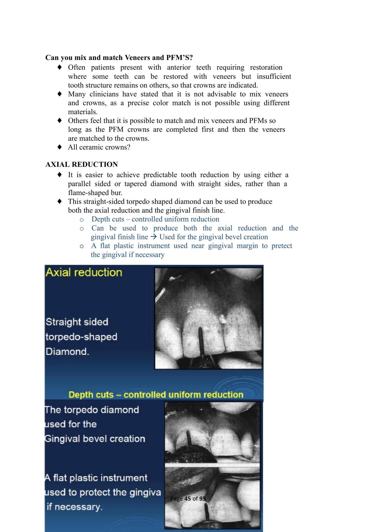 DENT7400 - Prosthodontics Semester 2  - Page 44