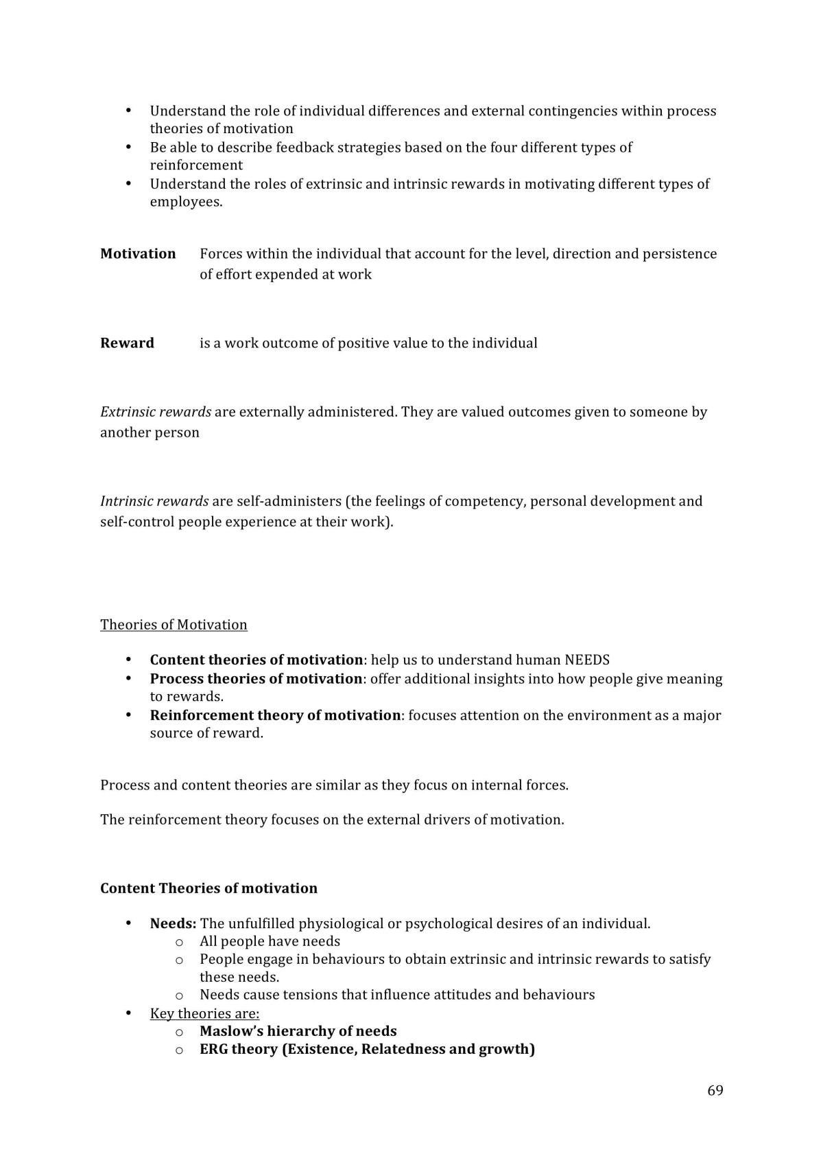 Full Introduction to Management notes - Page 69