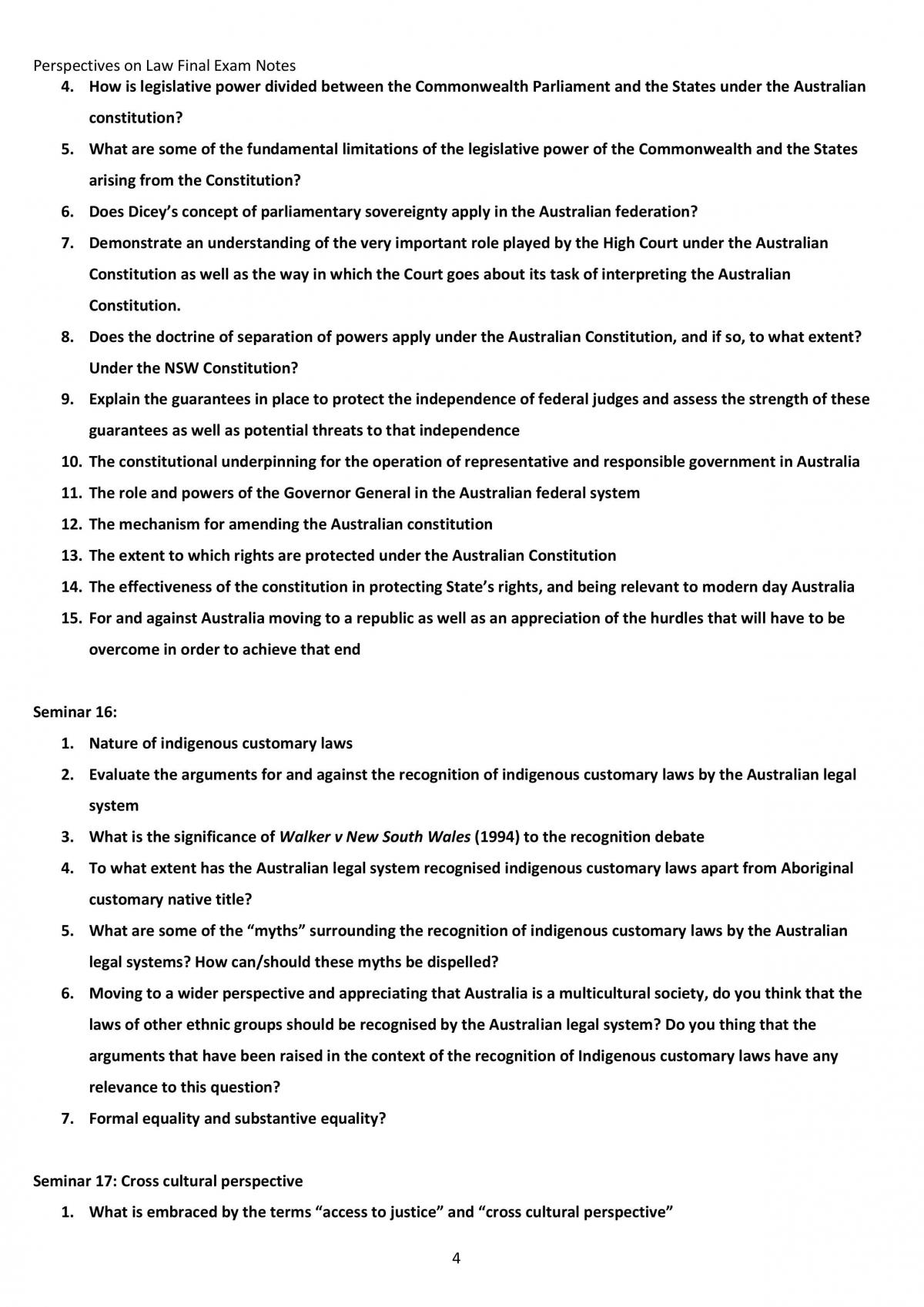 INDEPTH NOTES PERSPECTIVES ON LAW - Page 4