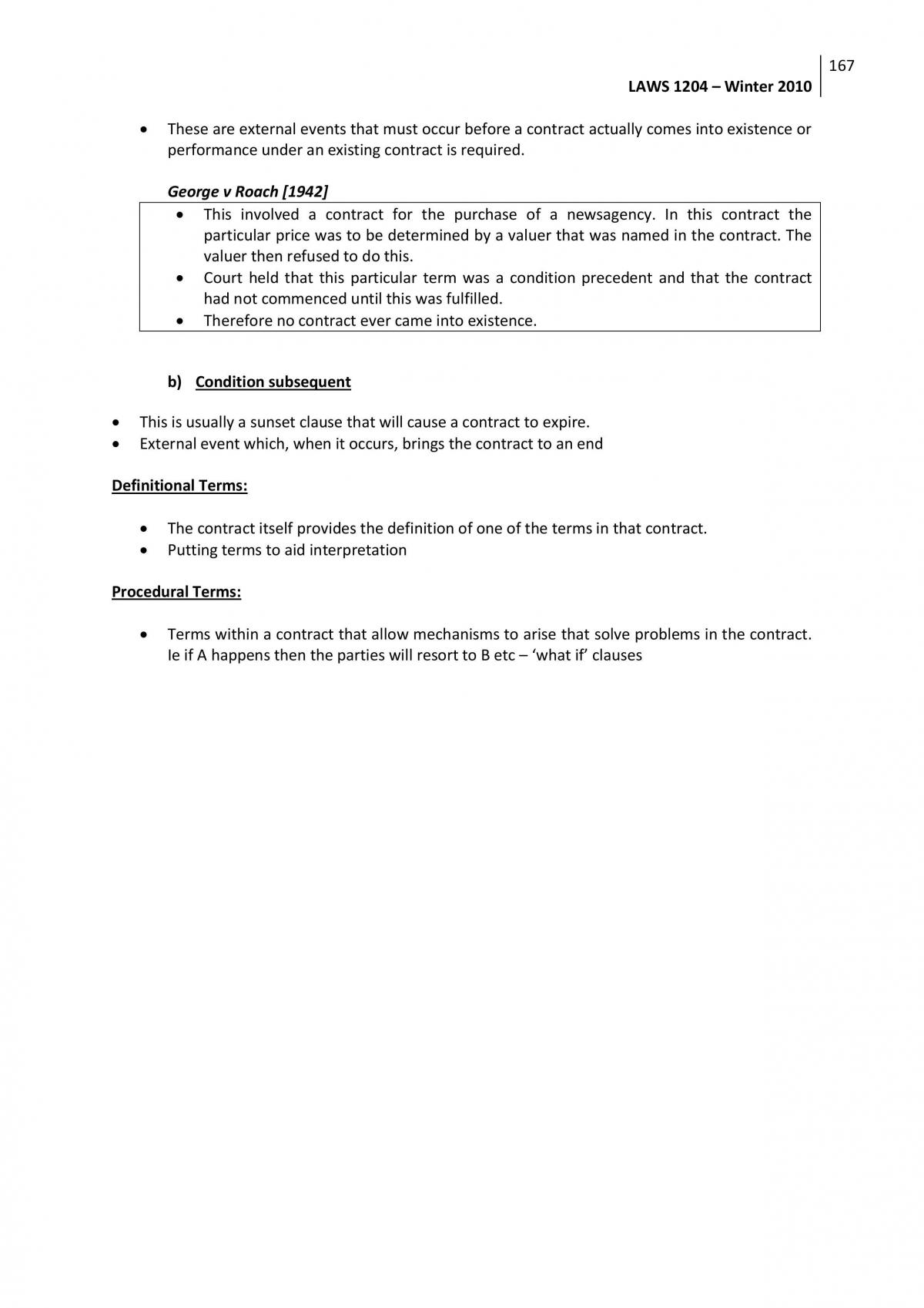 Contracts Summary - Page 167
