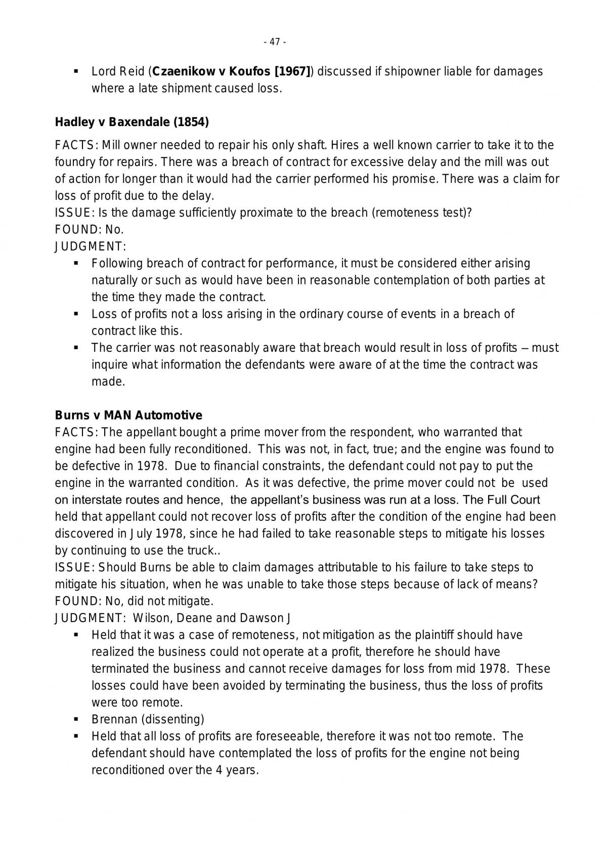Contracts 2 Exam Notes - Page 47