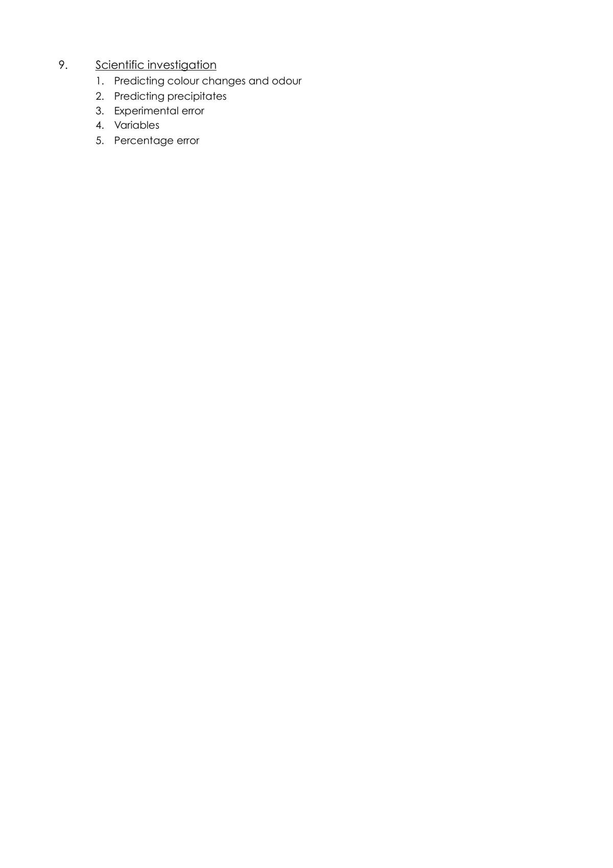 WACE Chemistry Full Year Notes - Page 5