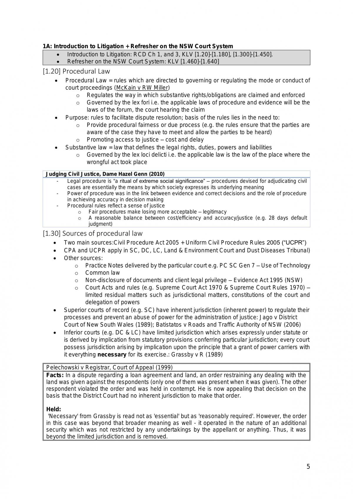 LAWS2371 Final Exam Notes - Page 5