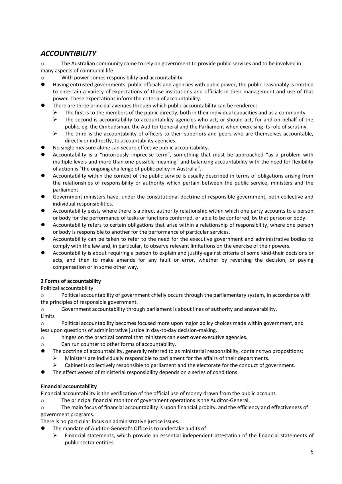 LAWS1160 Admin final notes - Page 5