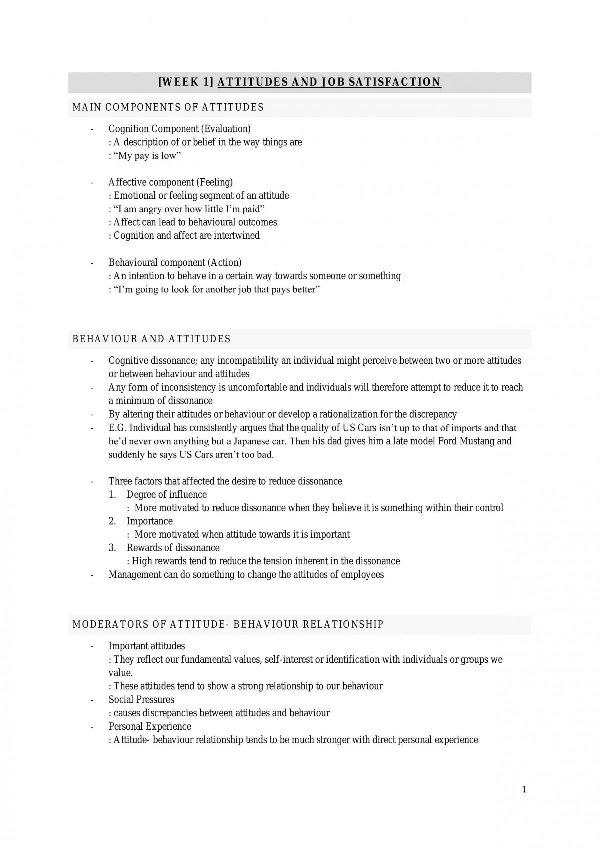 MNO1706 Organisational Behavior Complete Study Notes  - Page 5