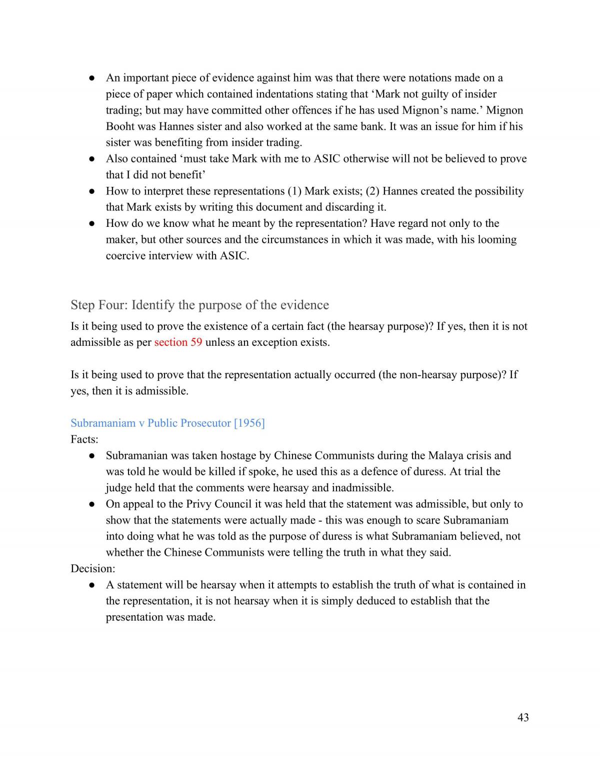 Full Evidence Notes - Page 43
