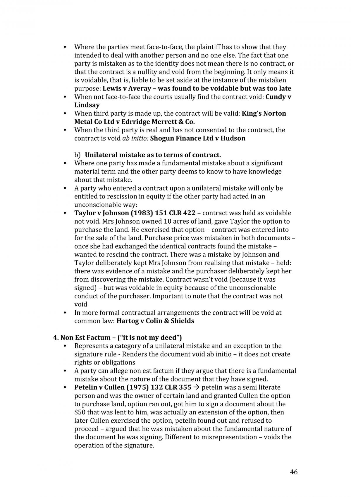 Contracts Notes MQ - Page 46