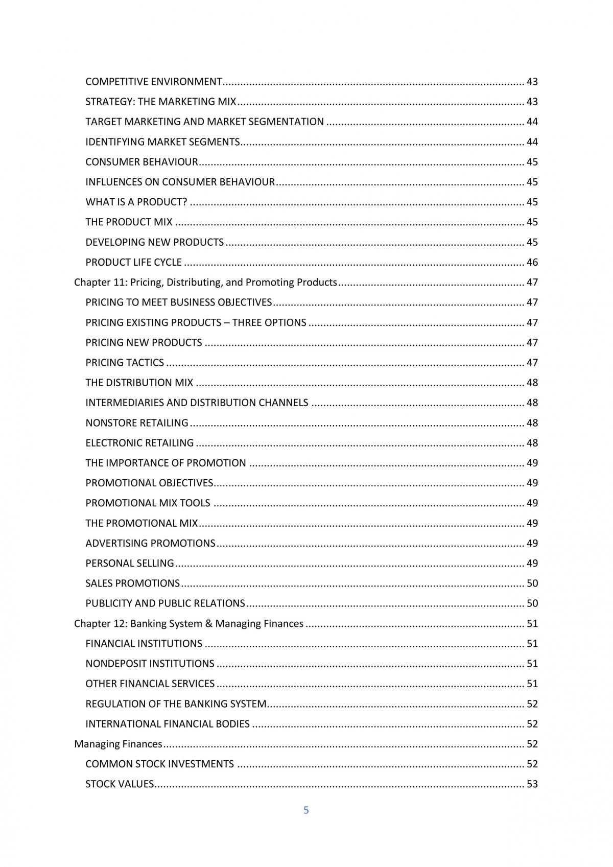Study notes for Introduction to Business (Full version) - Page 5