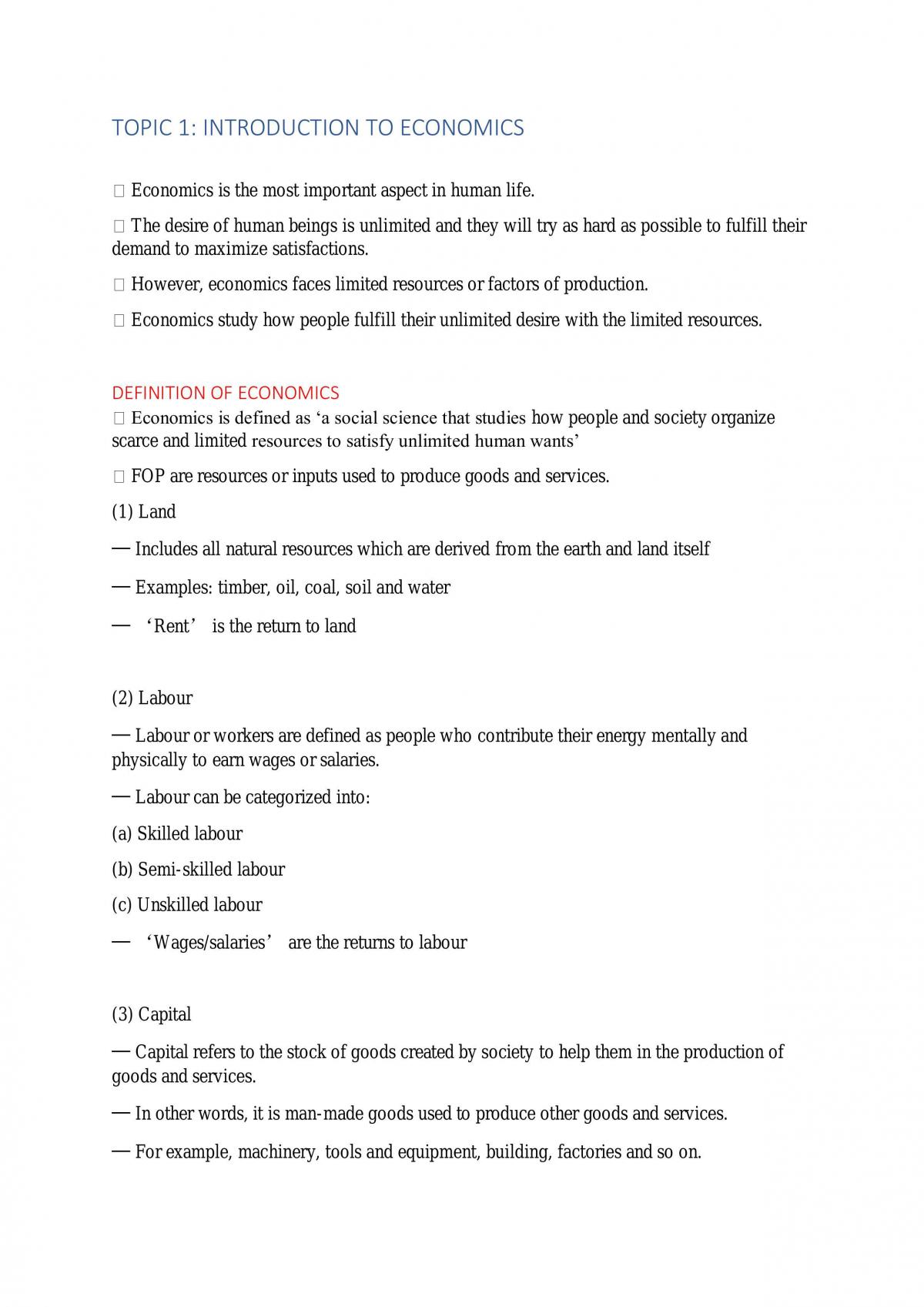 Microeconomics complete study notes - Page 5