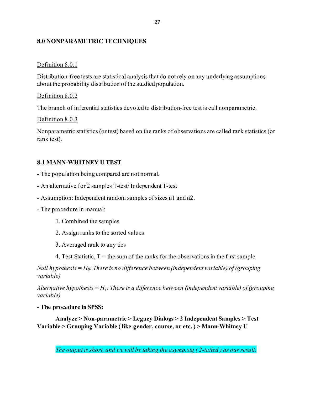 ST00803 Statistic Package Programming - Page 27