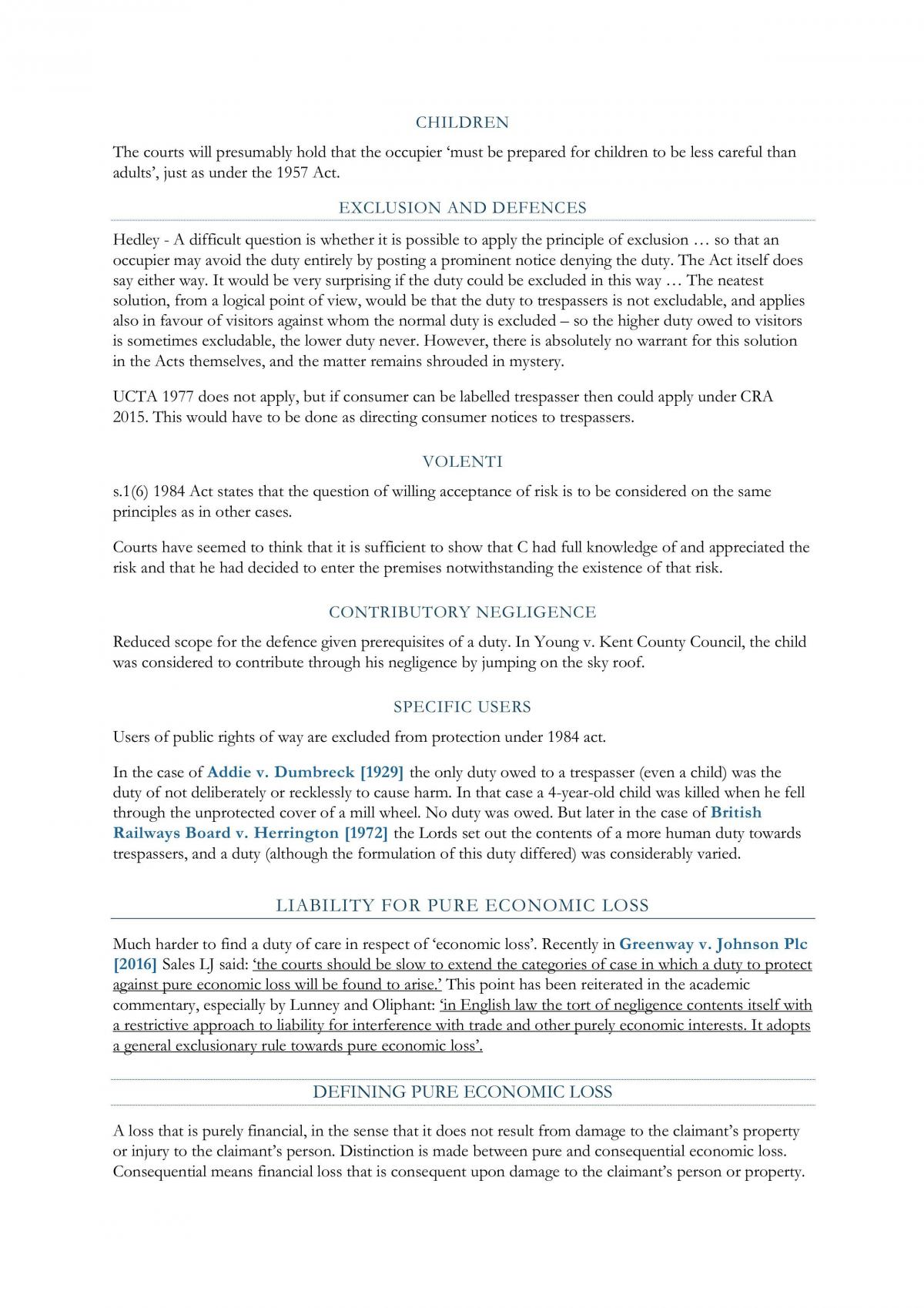 Tort Law Notes - Page 61