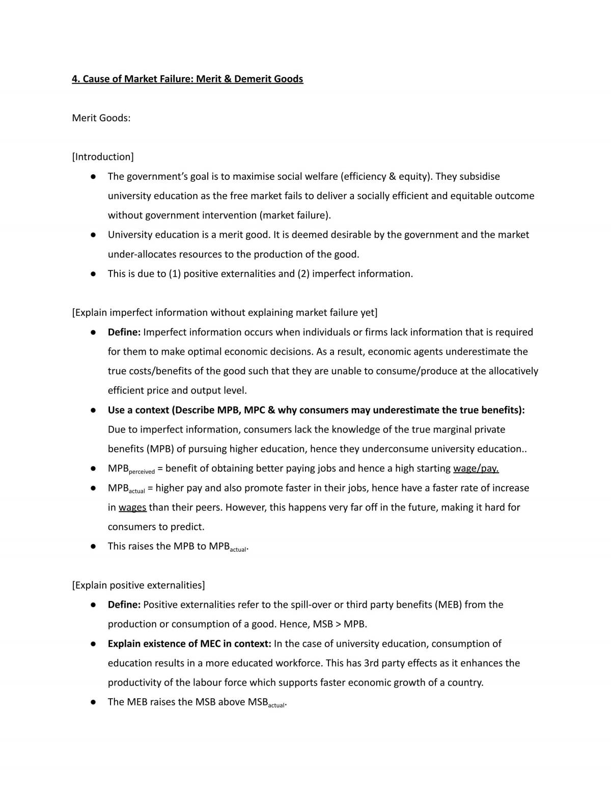 Central economic problem & market failure - Page 16