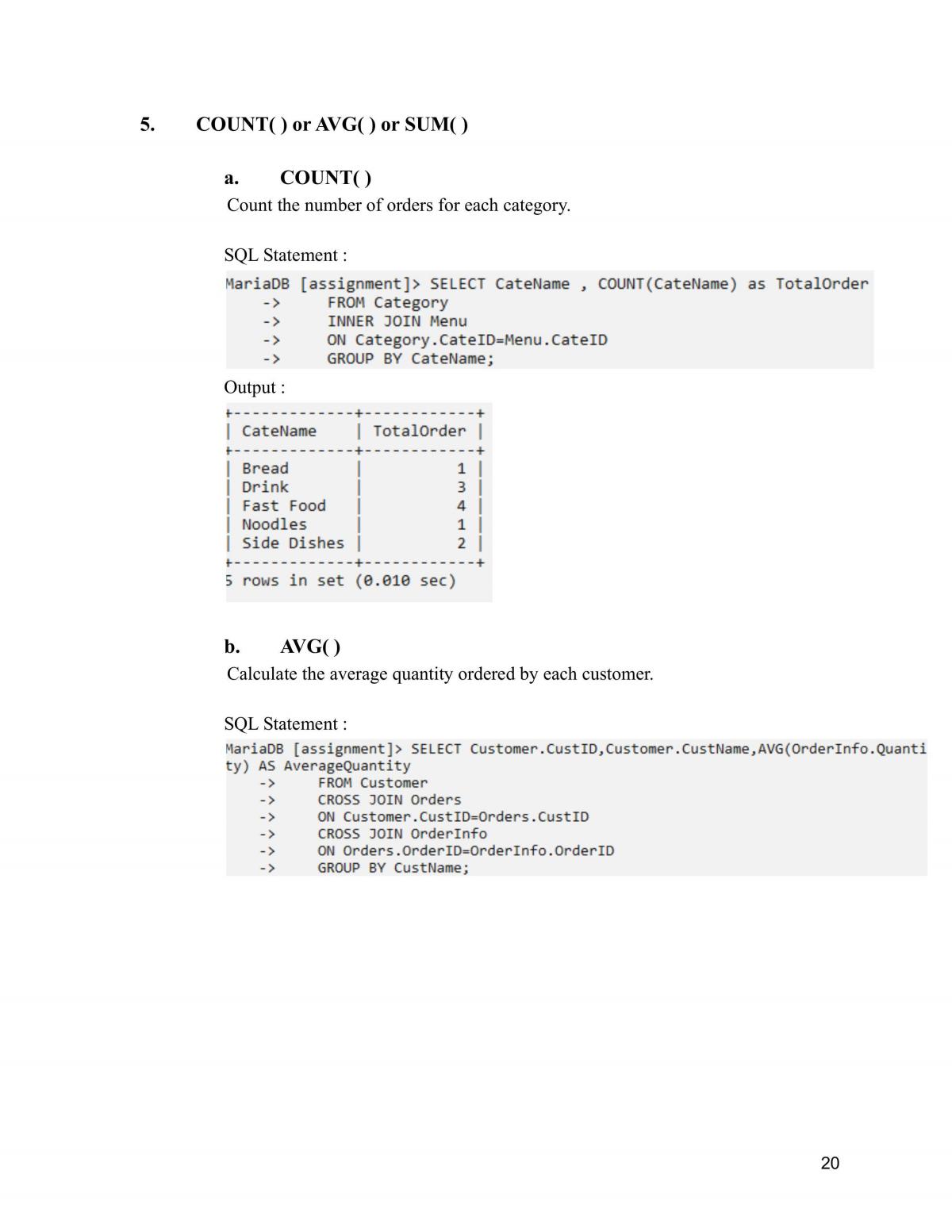 SQL Report : Grabfood System - Page 21