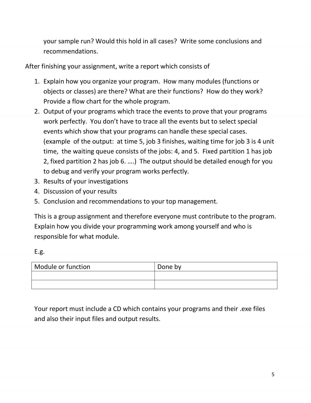 Assignment 1 - CST232 (1718) - Page 5