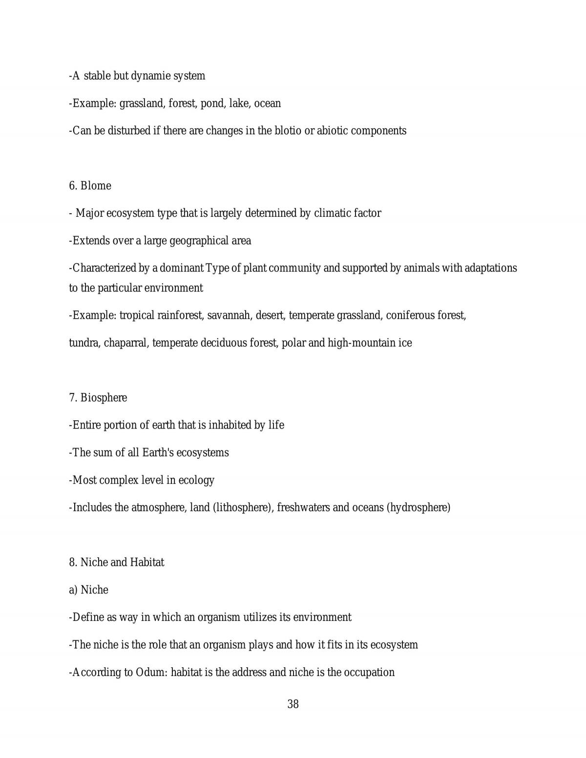 Biology  Study Notes - Page 38
