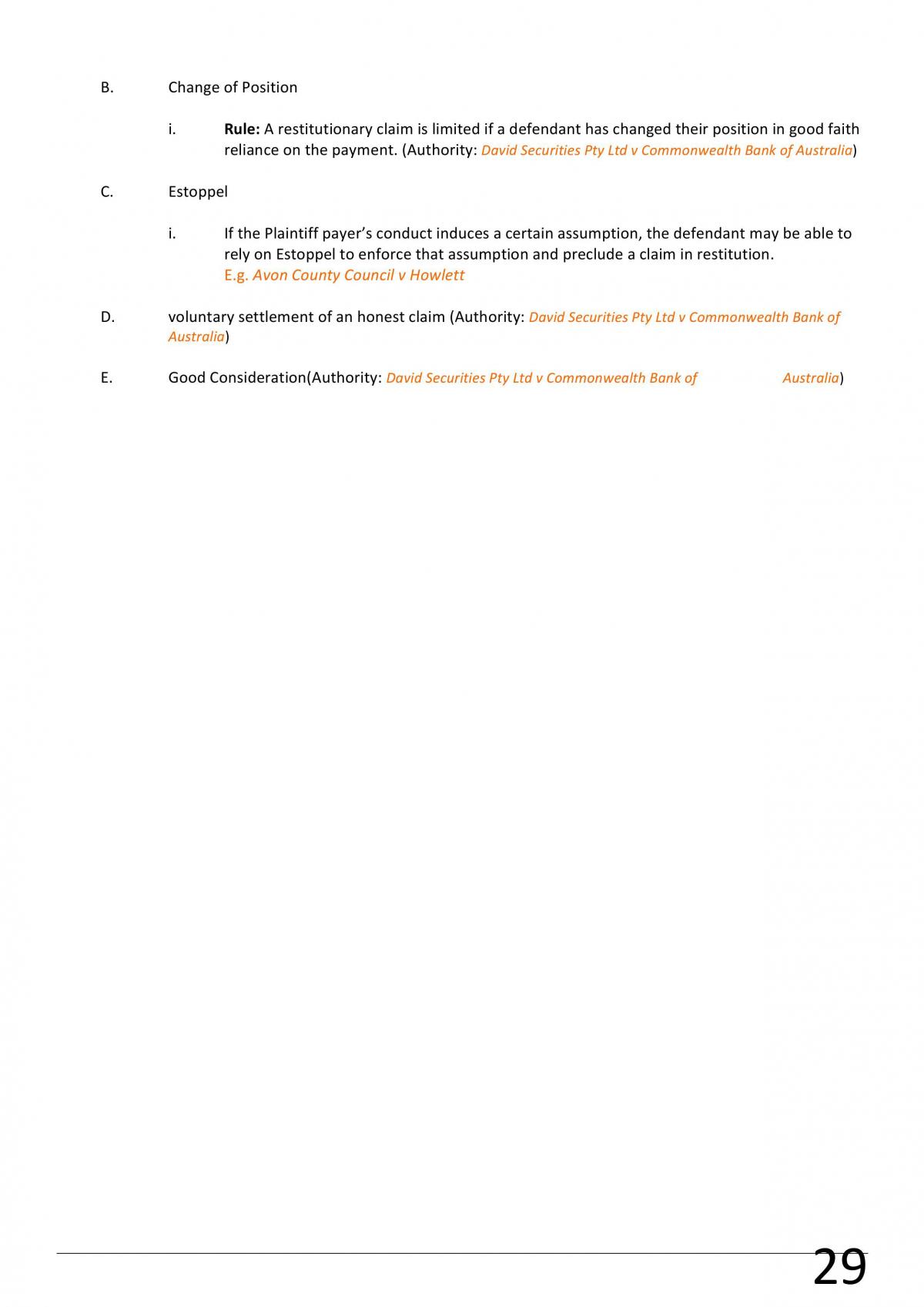 Contracts 1 Course Summary - Page 29