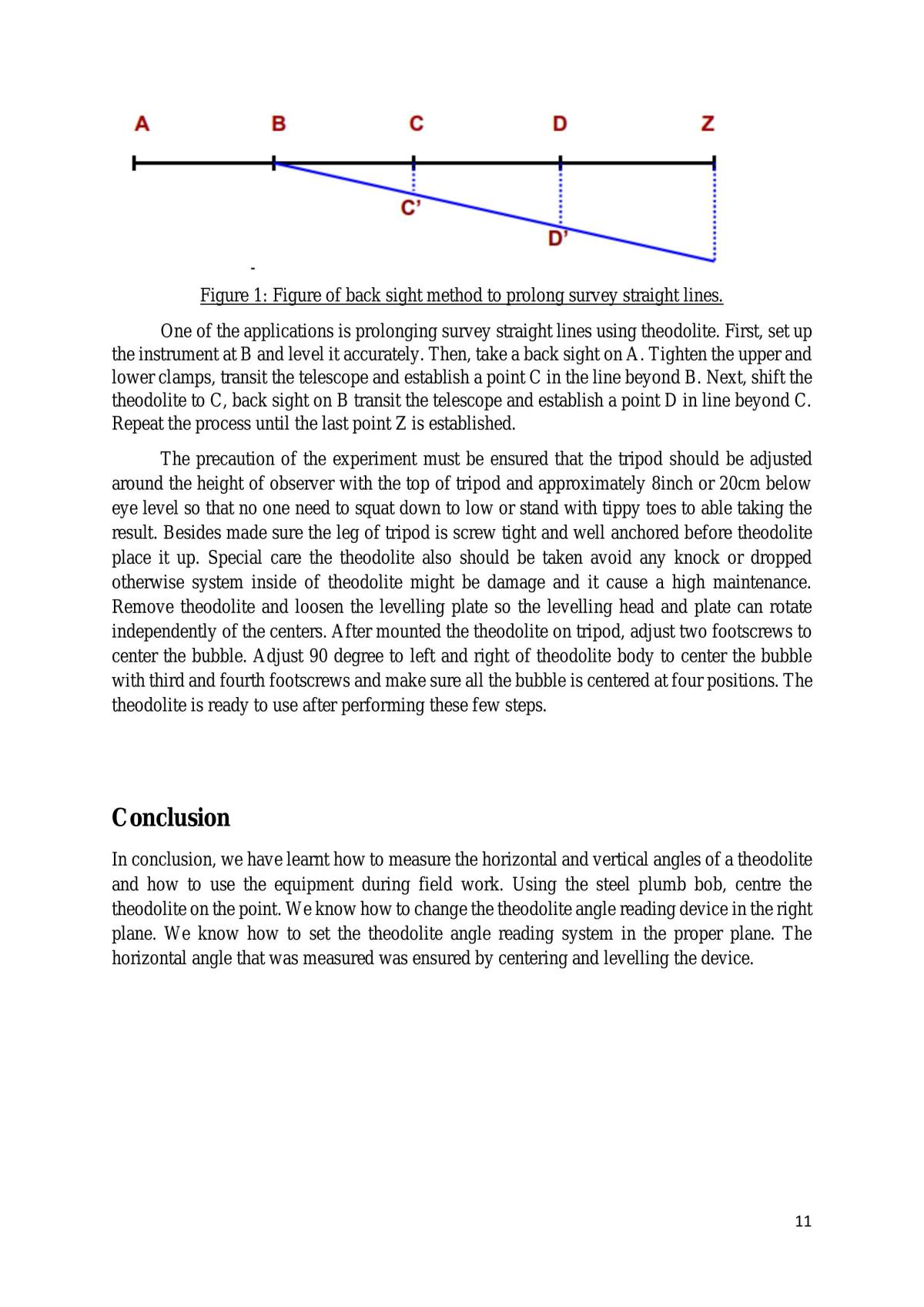 UEMX1843 Learning the Use of Theodolite Instrument - Page 0
