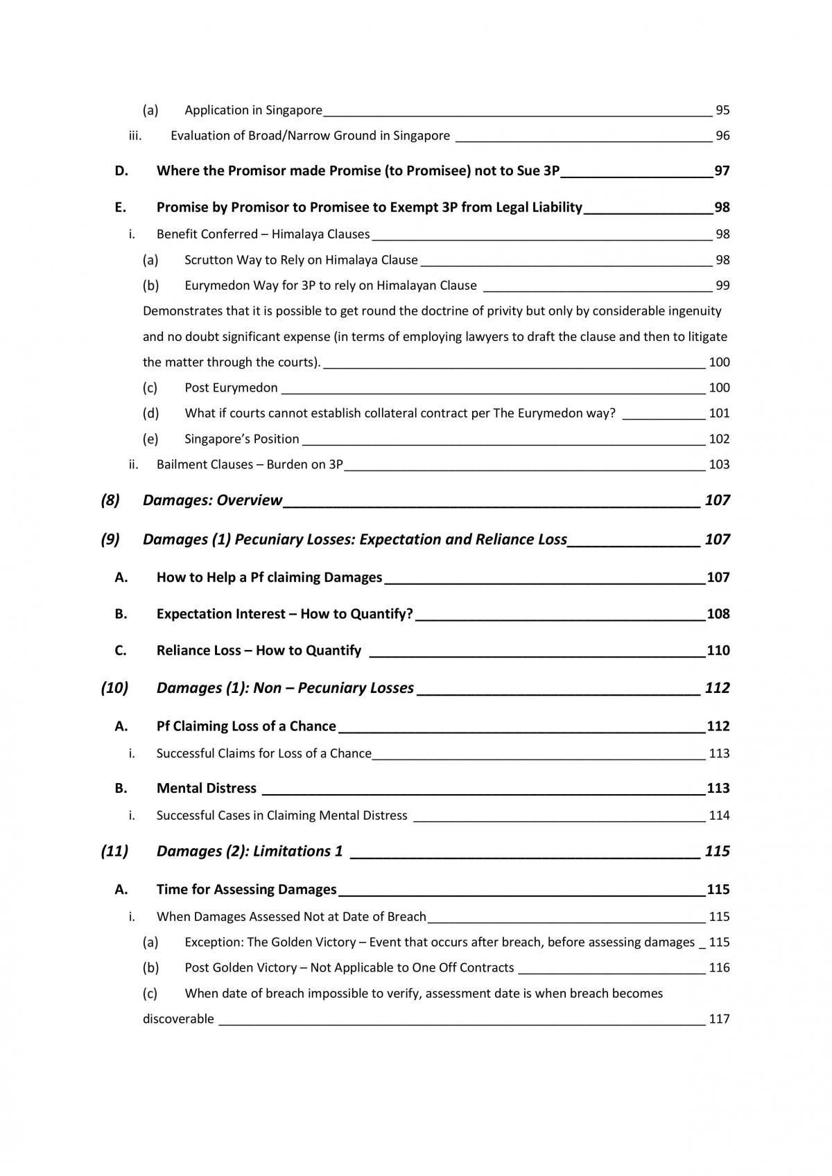 Contract Law 2 Full Study Notes - Page 5