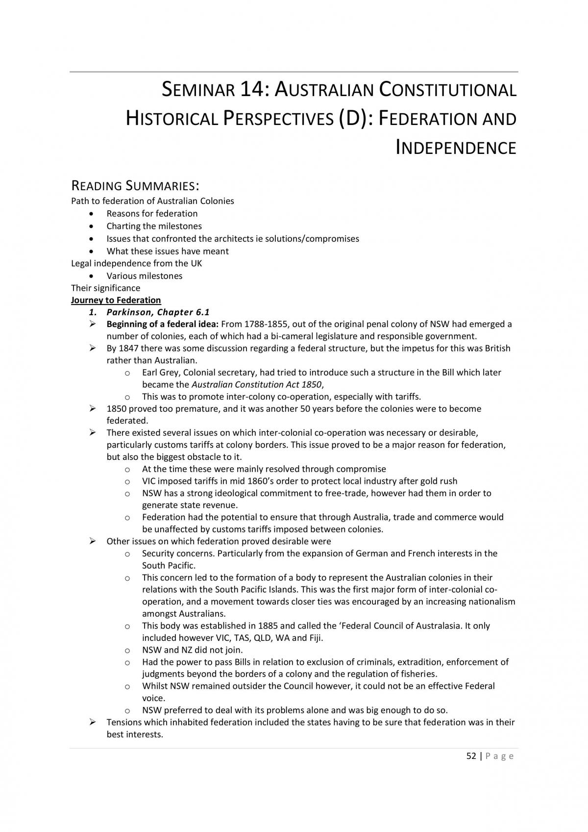 Notes for the class Perspectives on Law - Page 53
