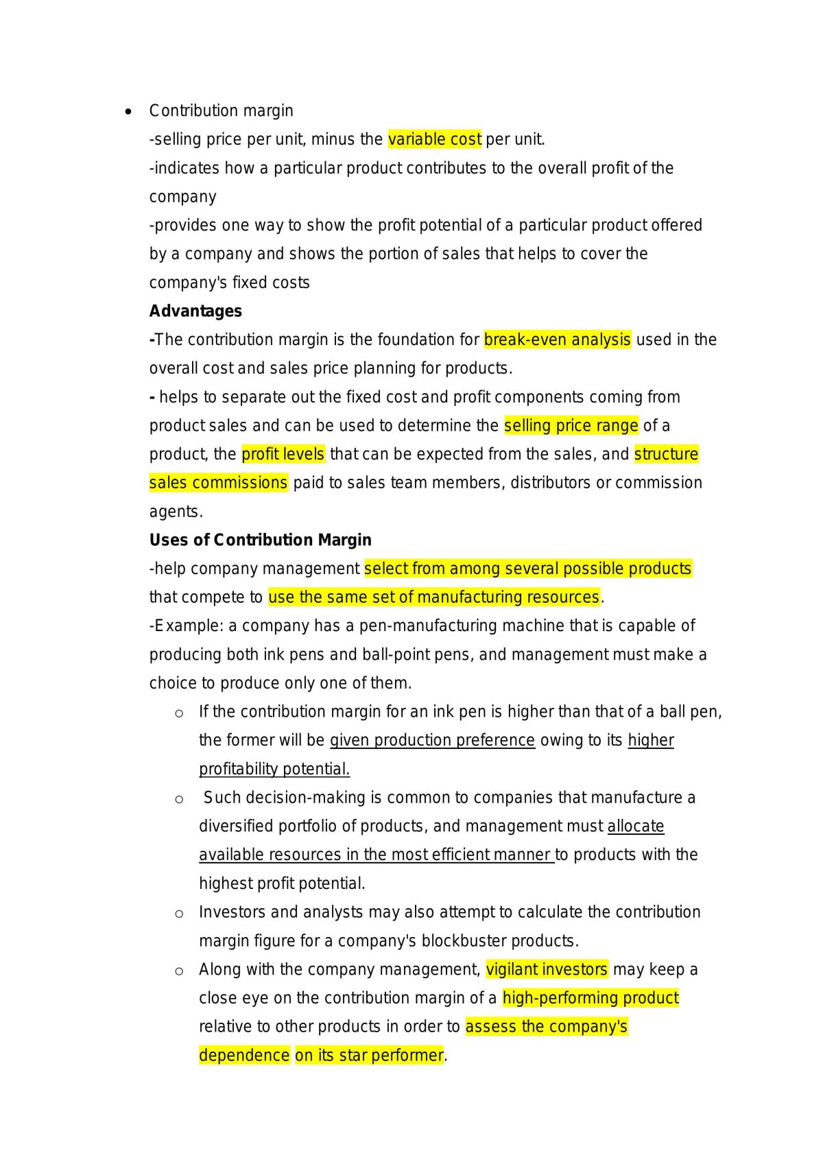 Cost Accounting Notes   - Page 16