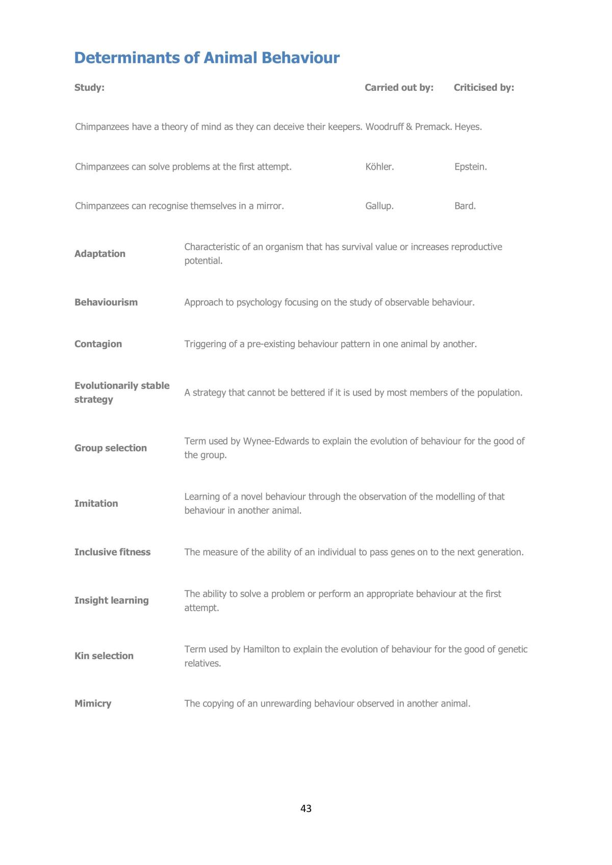 AQA A-Level Psychology- full revision notes  - Page 44