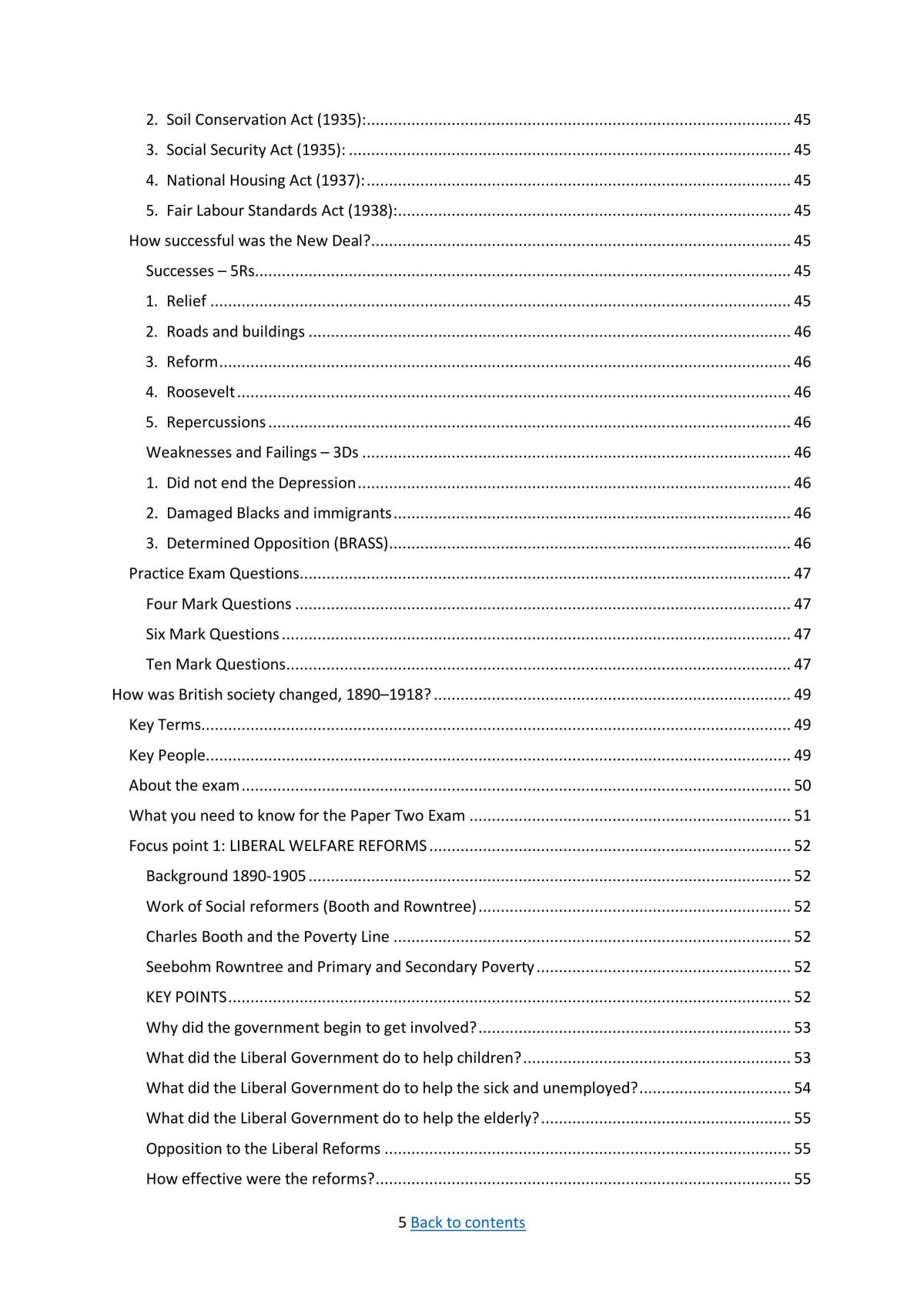 AQA GCSE History- Full study notes  - Page 5