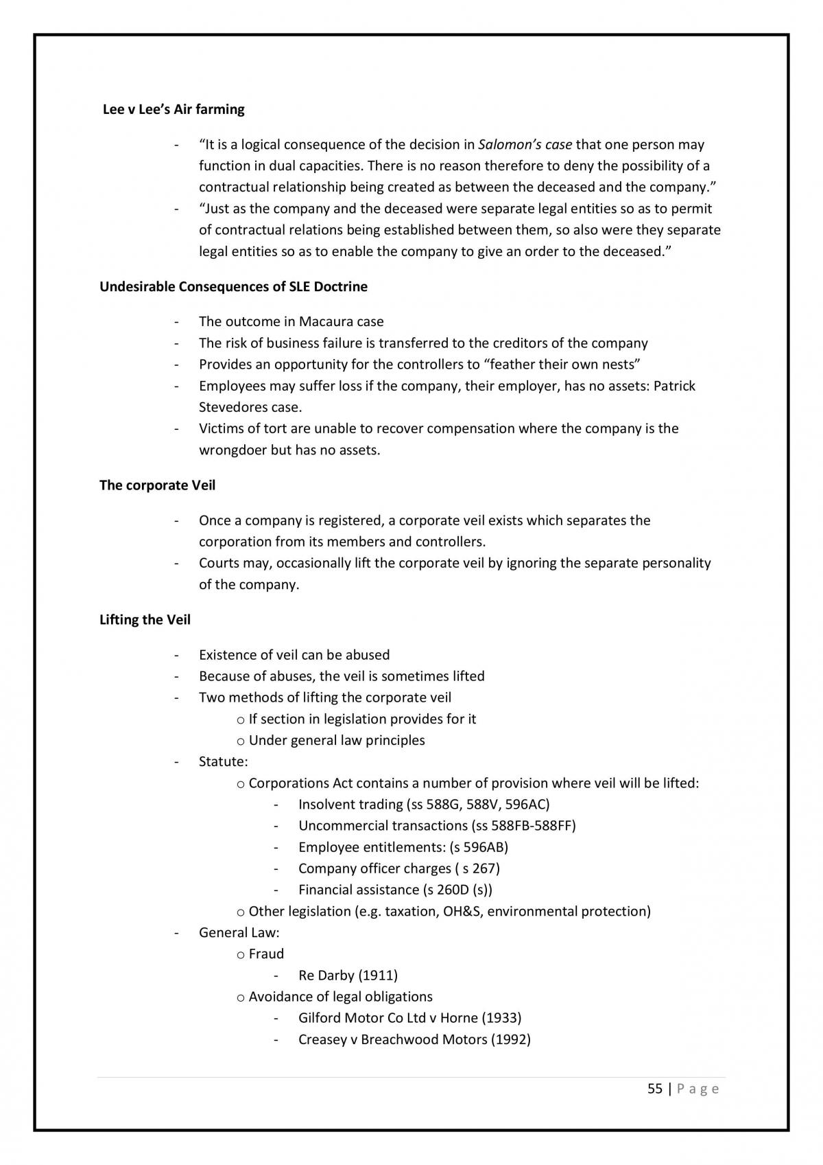 3005LAW - Final Exam Notes - Page 55