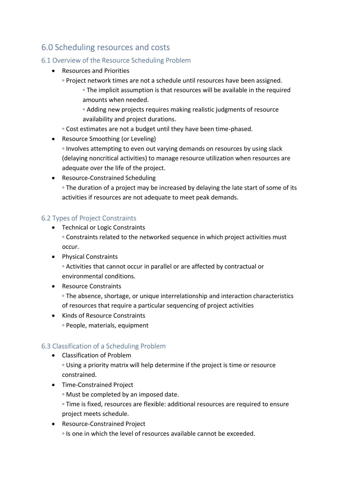 Project Management Notes - Page 18