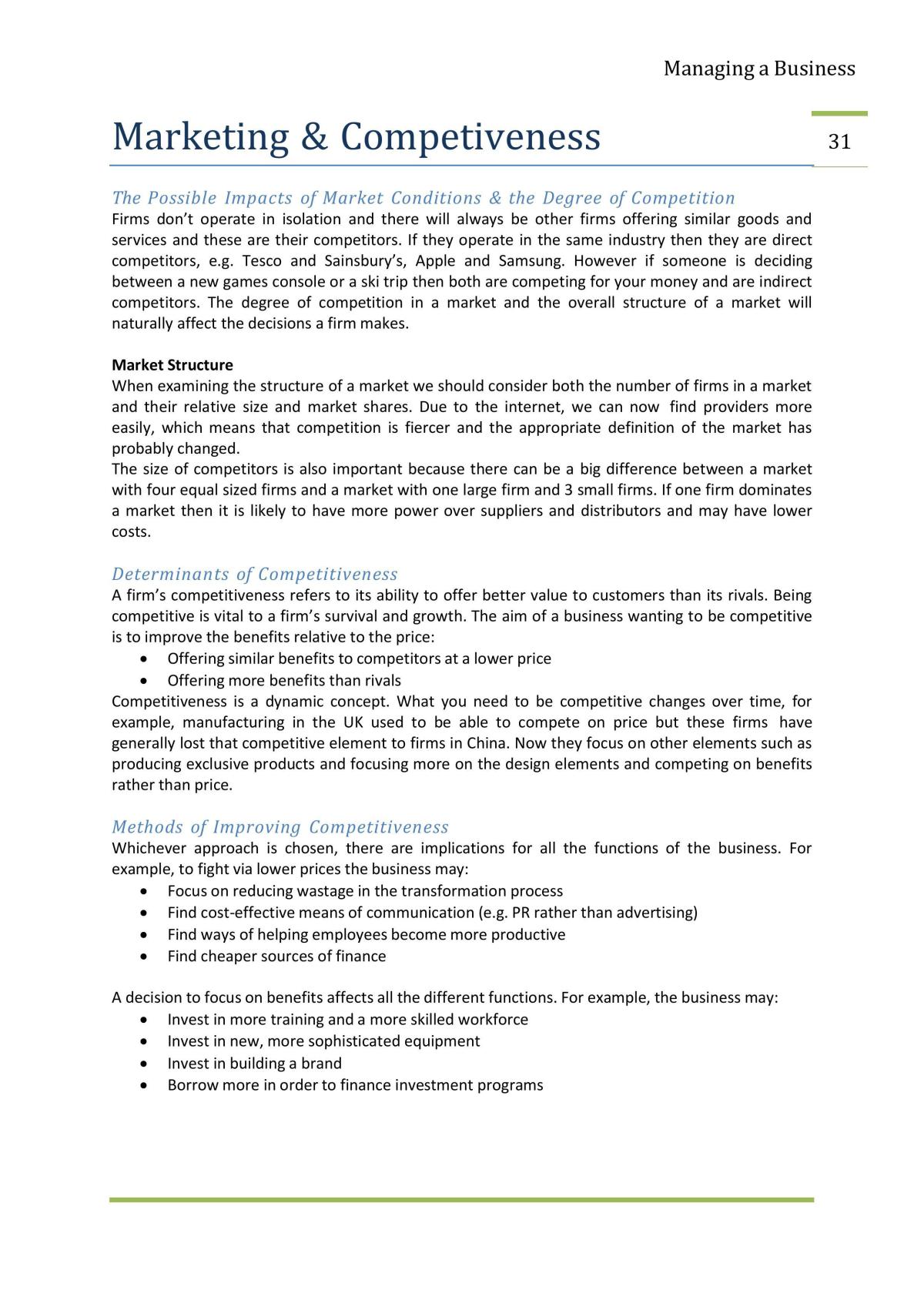 GCSE CCEA Business Studies notes  - Page 32
