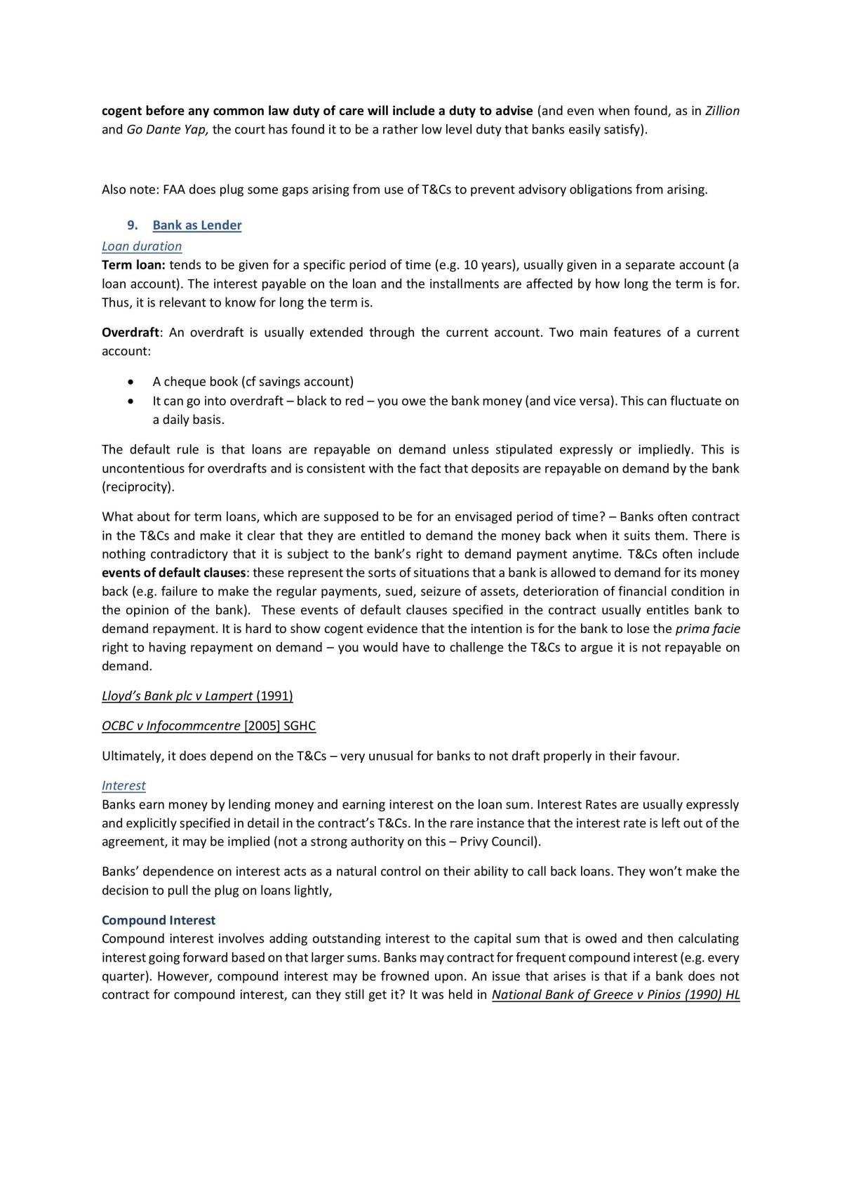 Corporate Banking notes - Page 21