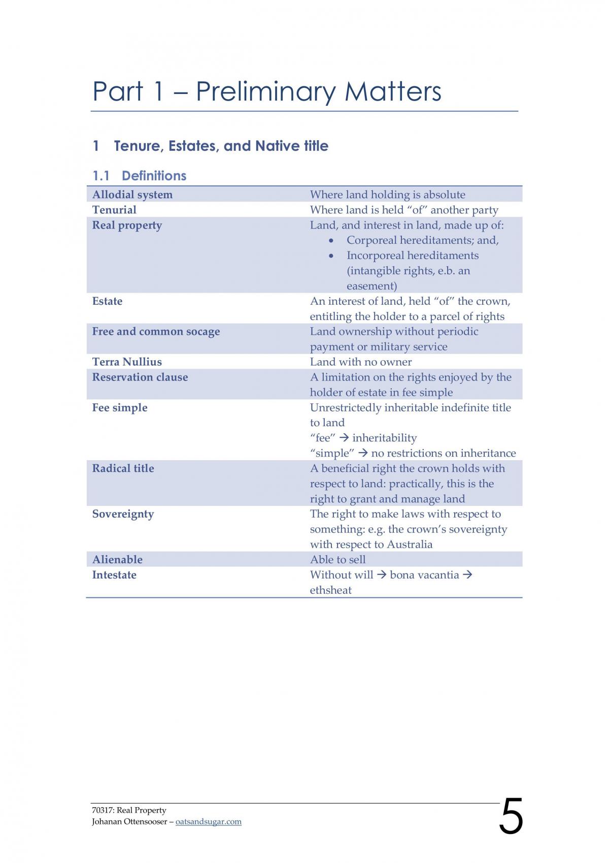 Property Law notes - Page 5