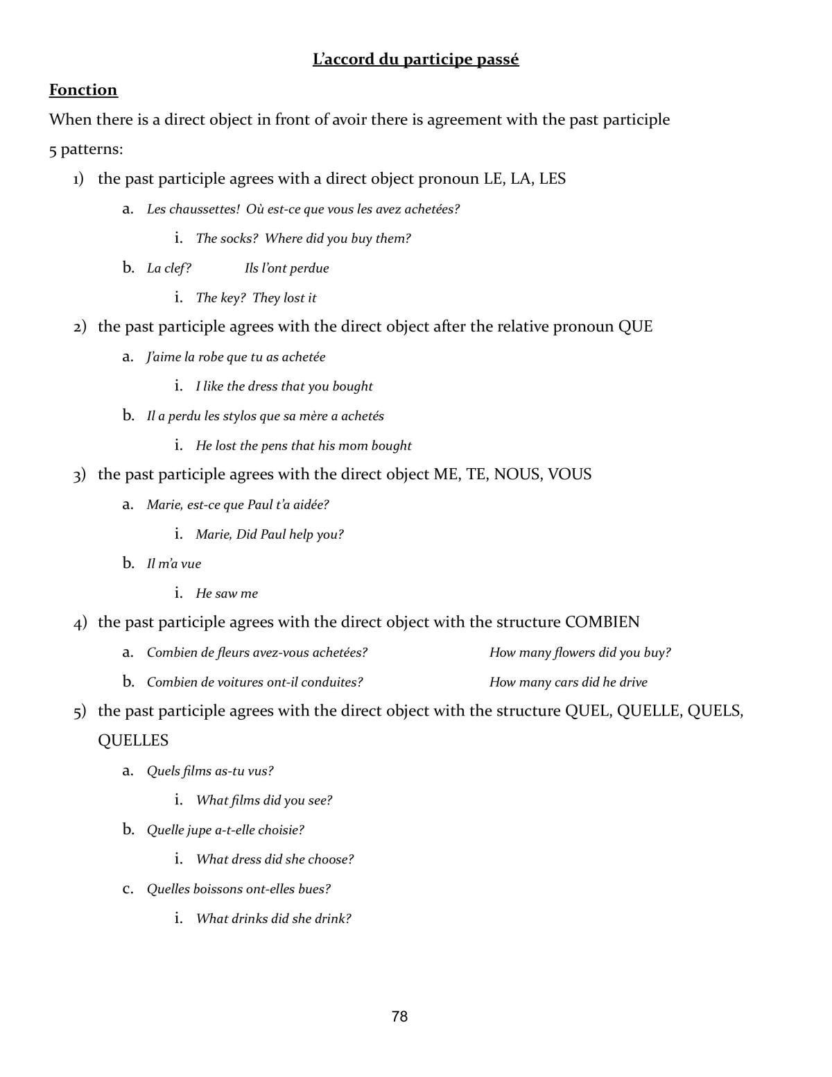 Grade 10 Academic French Notes, Designing Your Future (Open) - Grade 11  OSSD