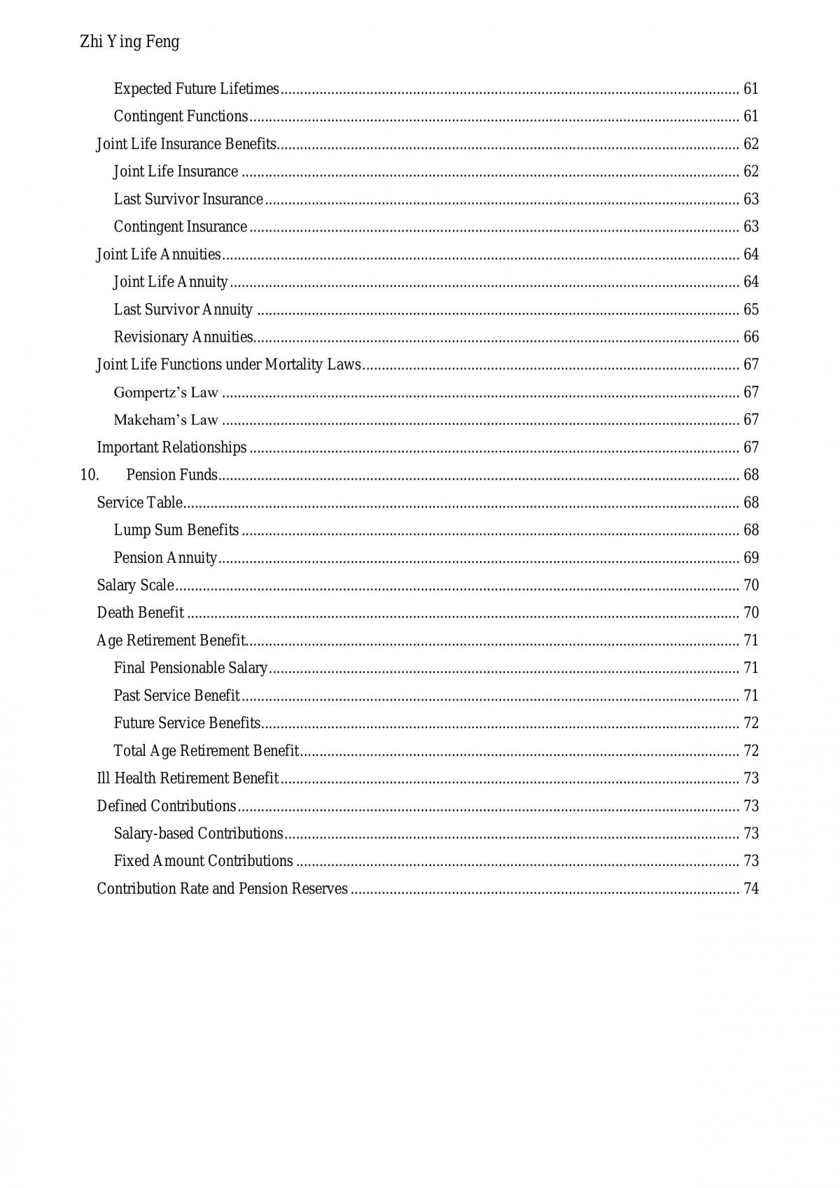 ACTL3151 Full Course notes - Page 5
