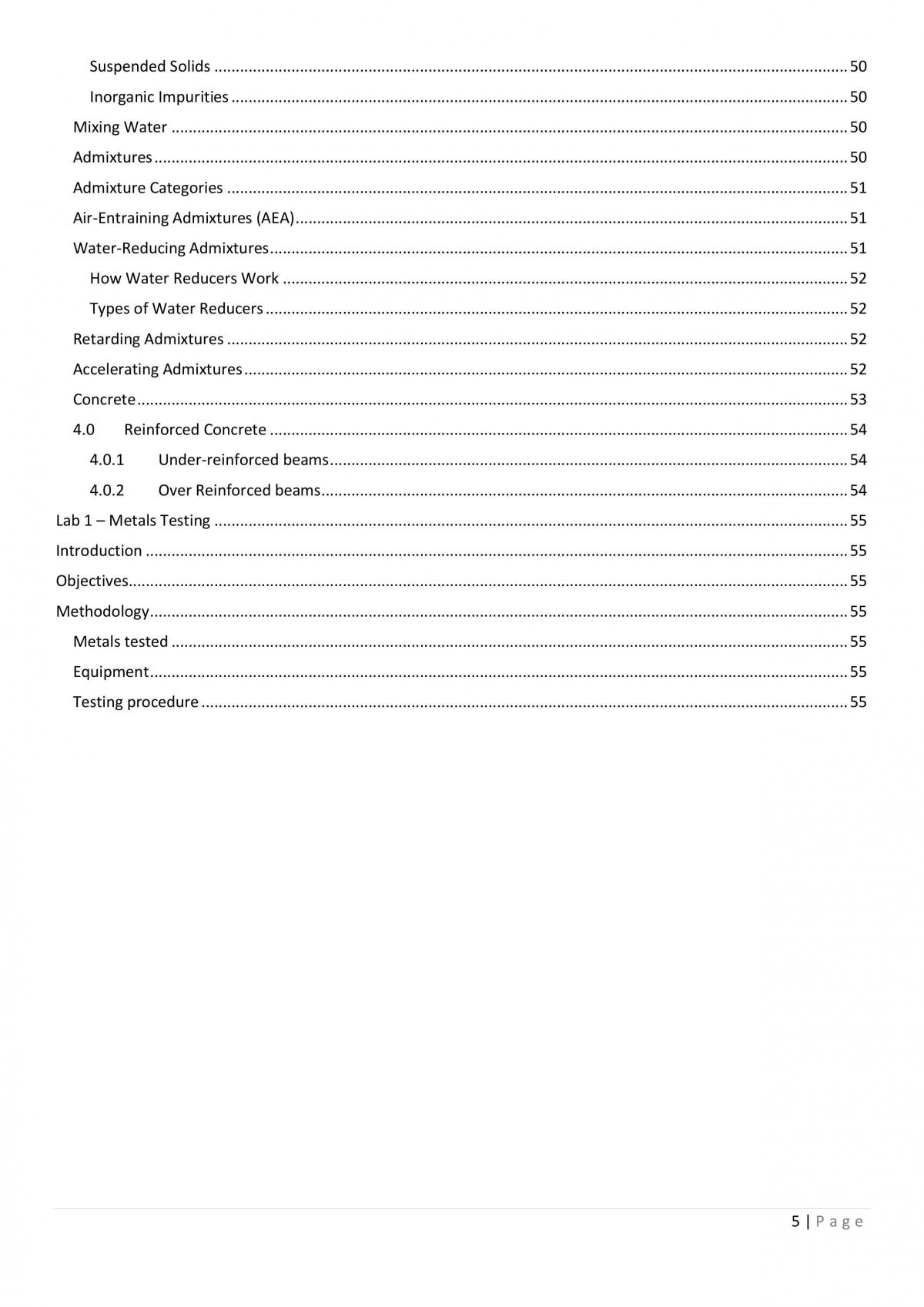 Complete Construction Materials Mid Semester Study notes - Page 5