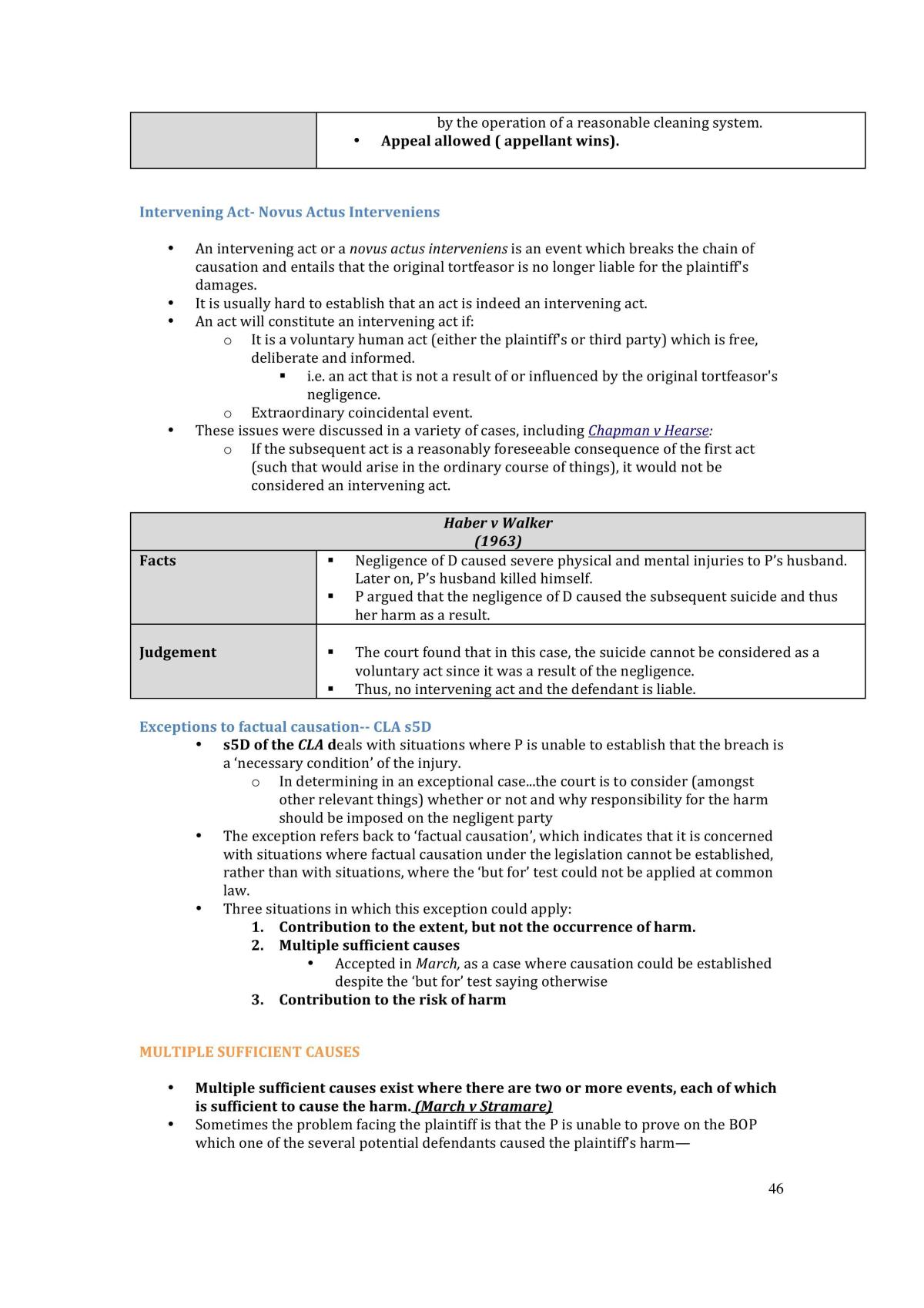 Torts full course notes - Page 46