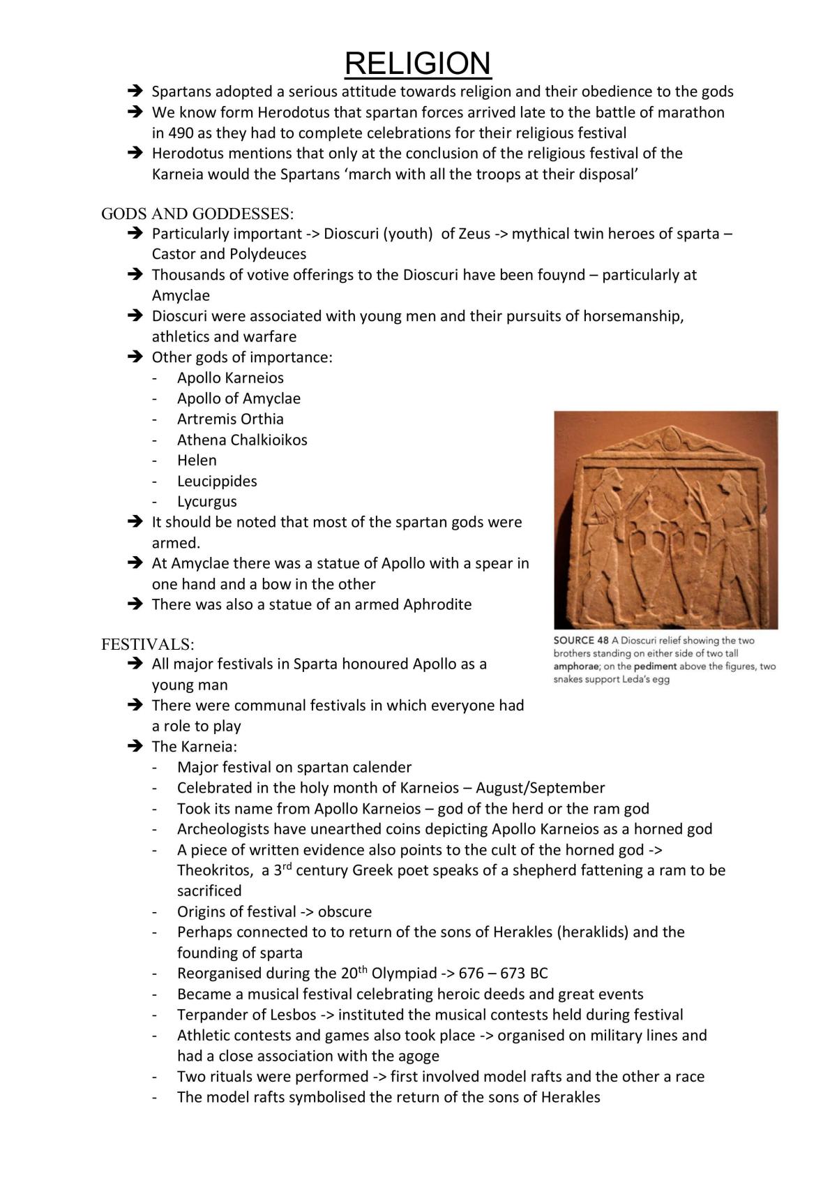 Yr 12 Hsc Course Notes on Sparta - Page 21