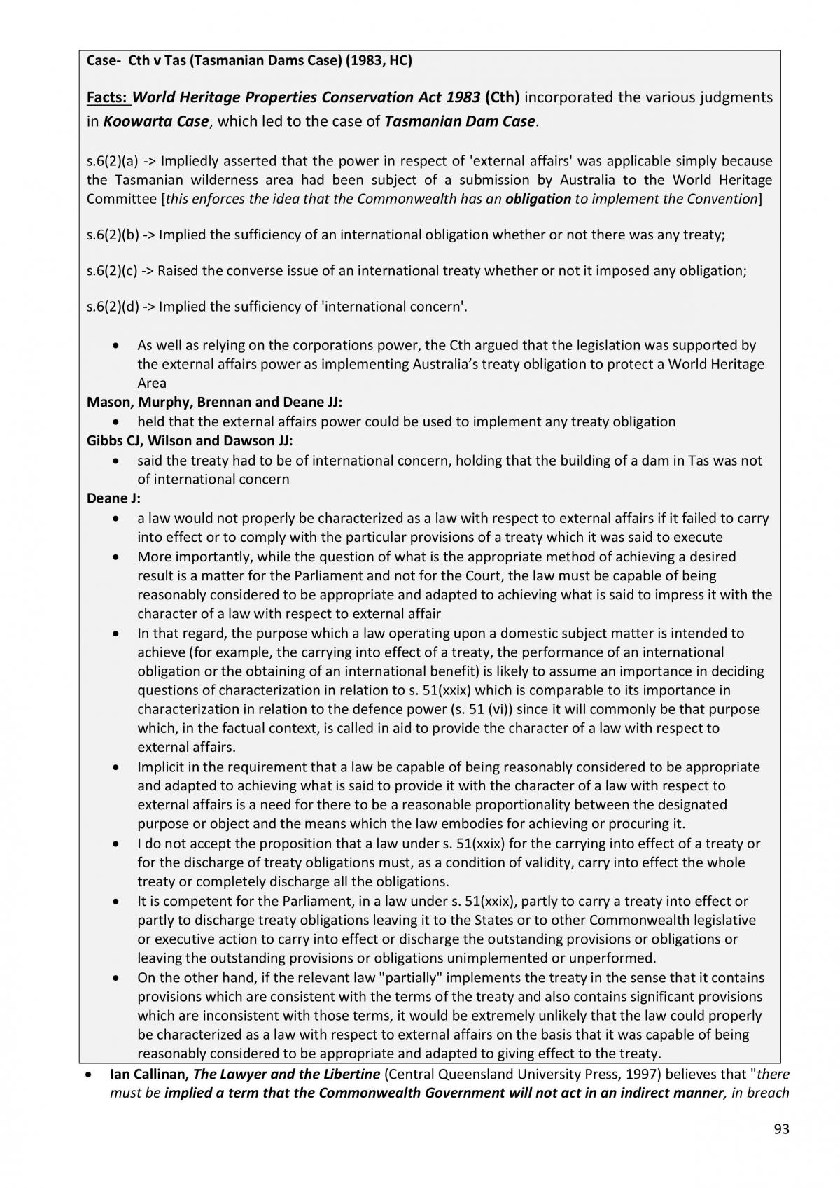 Constitutional Law Notes Complete - Page 93