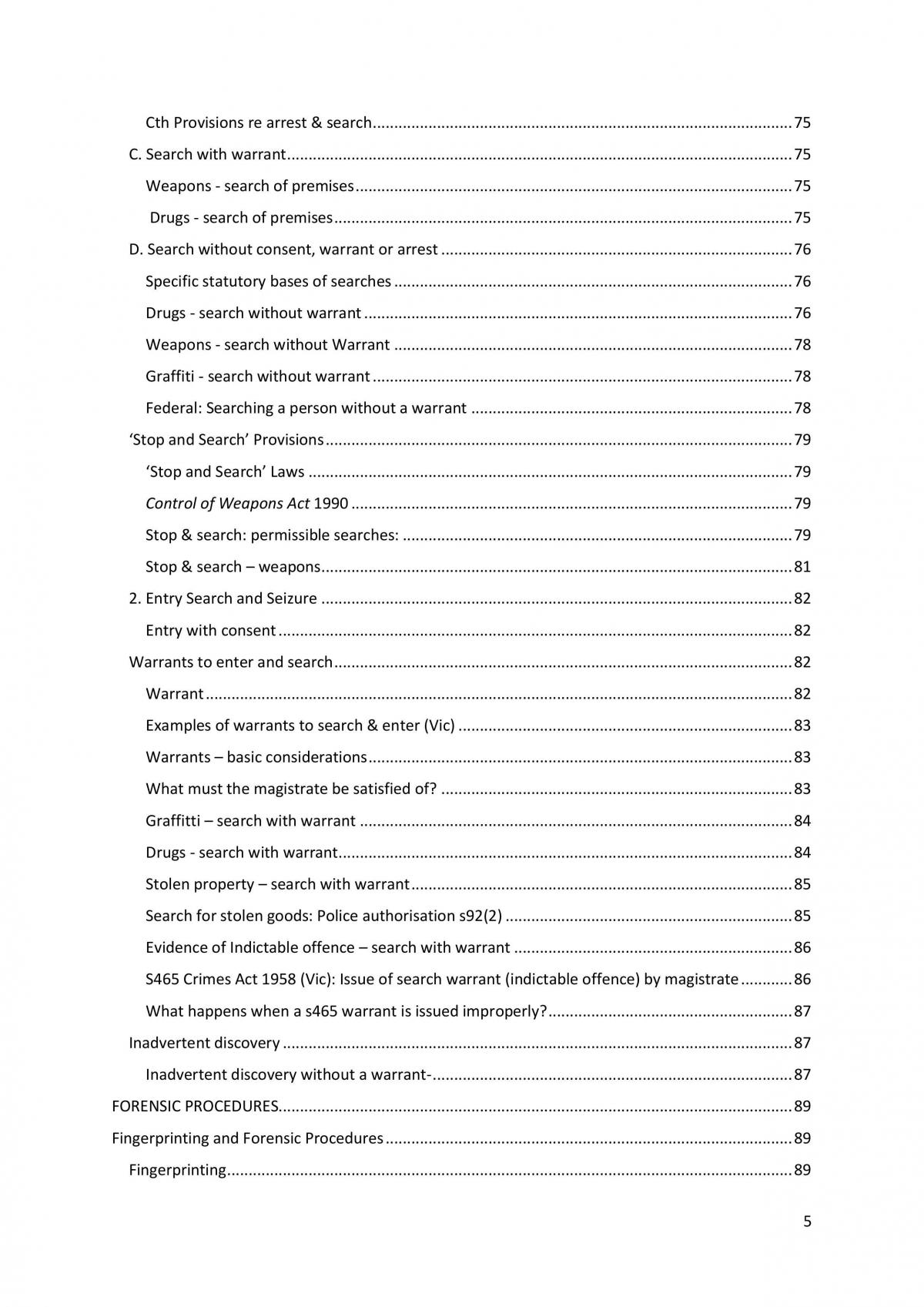 Criminal Procedure - Extensive and Thorough Notes - Page 5